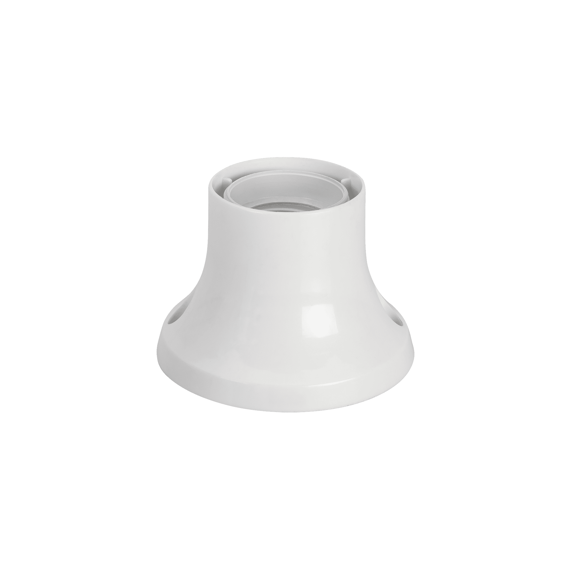 SUPORTE PARA LÂMPADA E27 COM BASE RETO