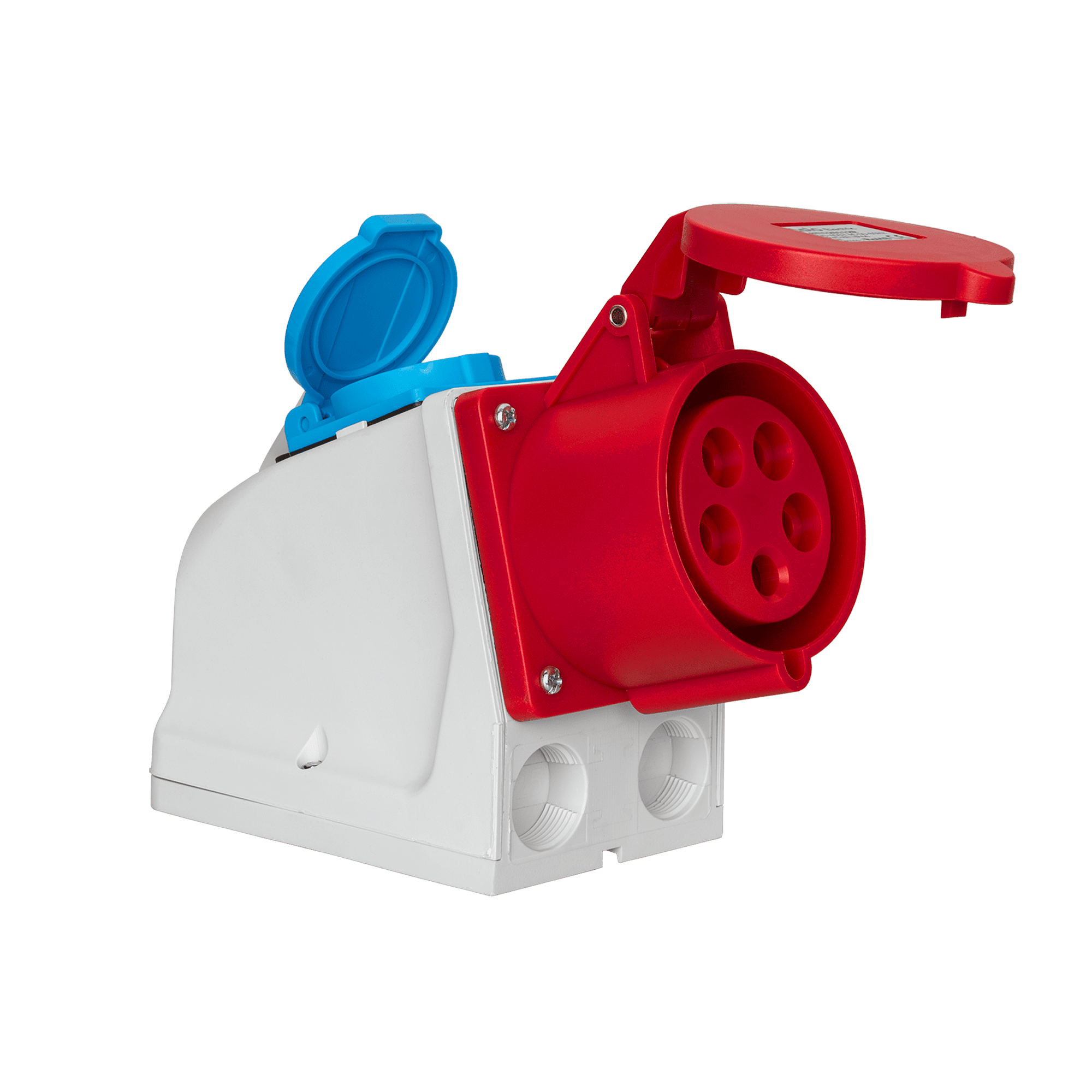 TOMADA MURAL FÊMEA COMBO 32A 3P+T+N 230-400V 6H IP44