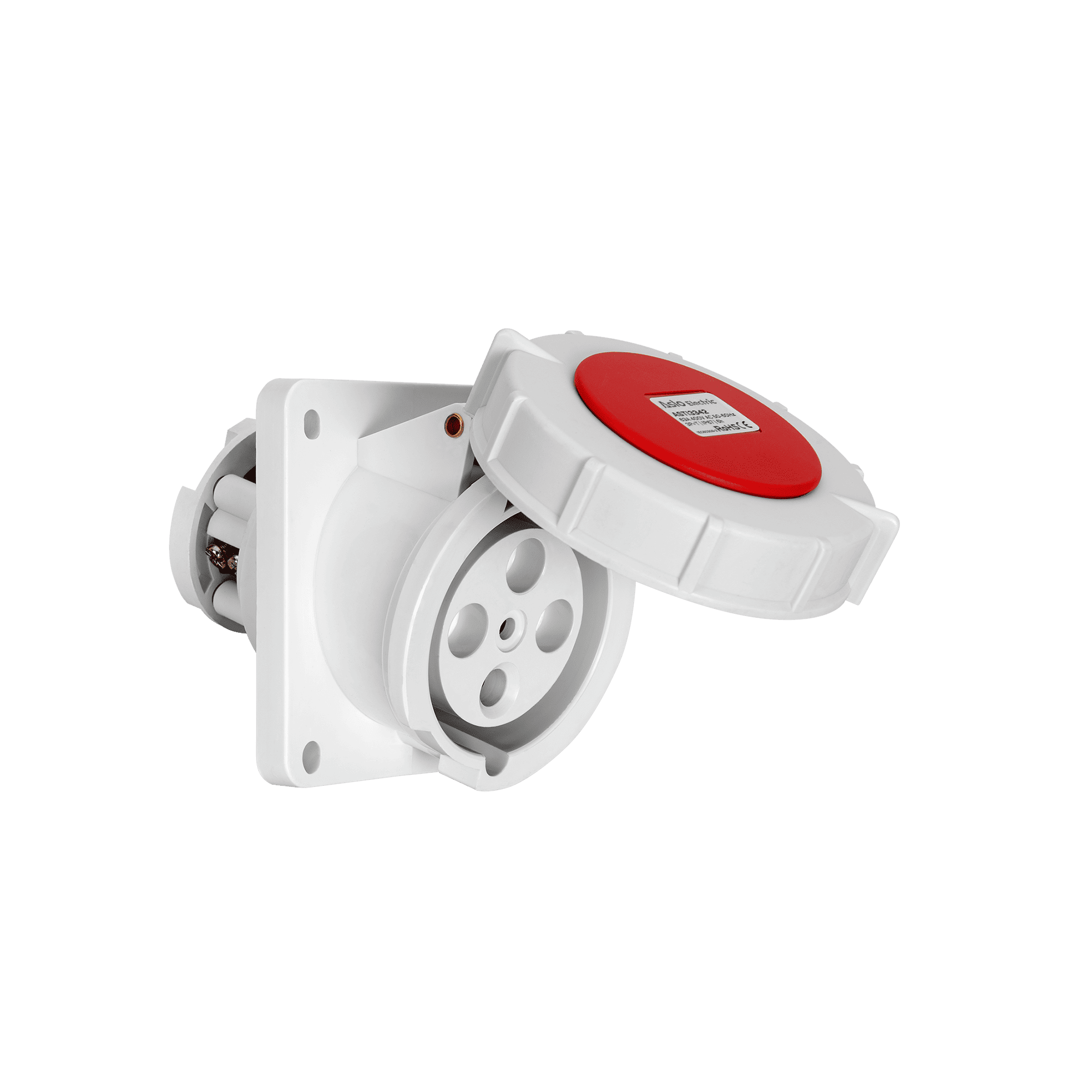 TOMADA FÊMEA ENCASTRAR 63A 3P+T 400V 6H IP67