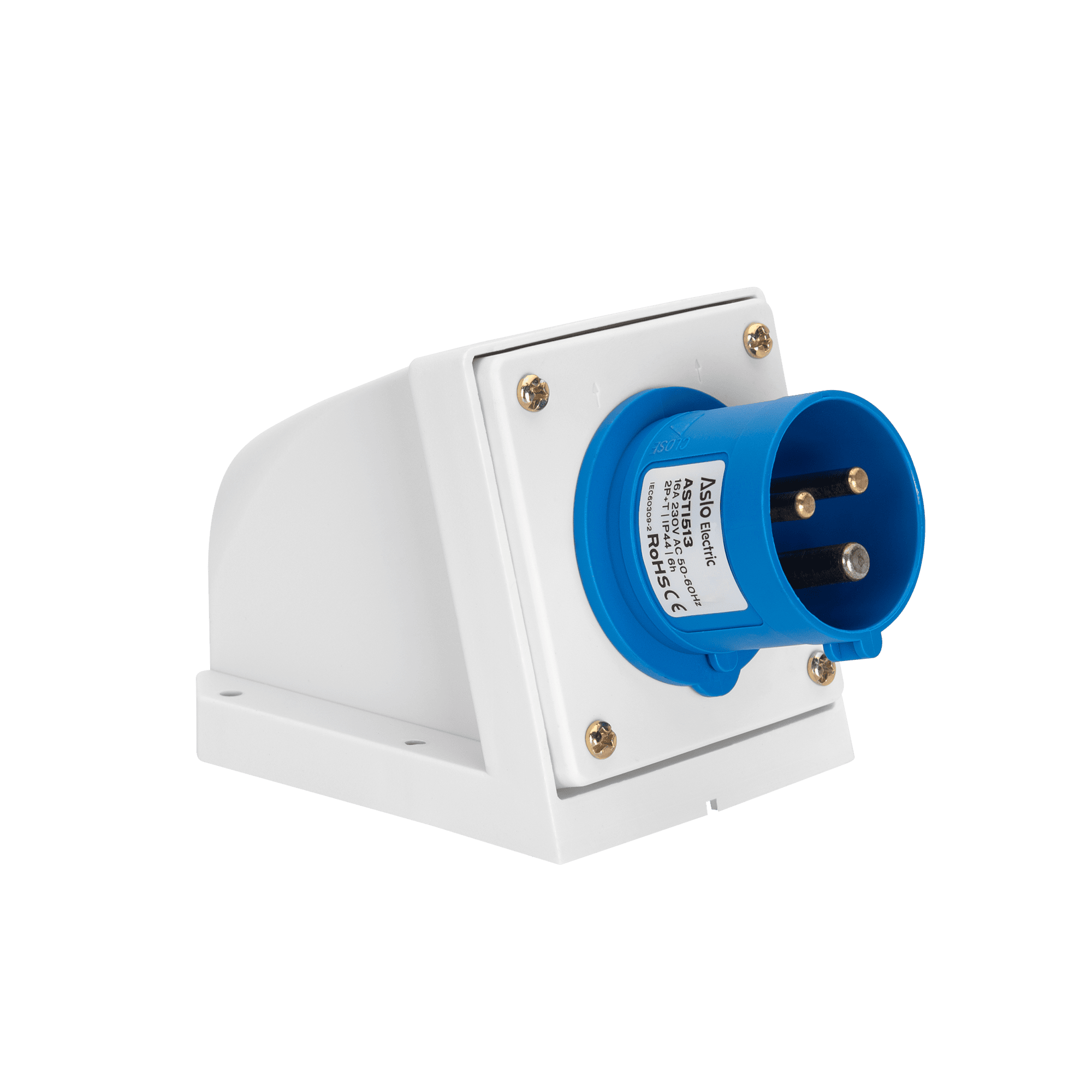 TOMADA MURAL MACHO 2P+T 230V 6H IP44