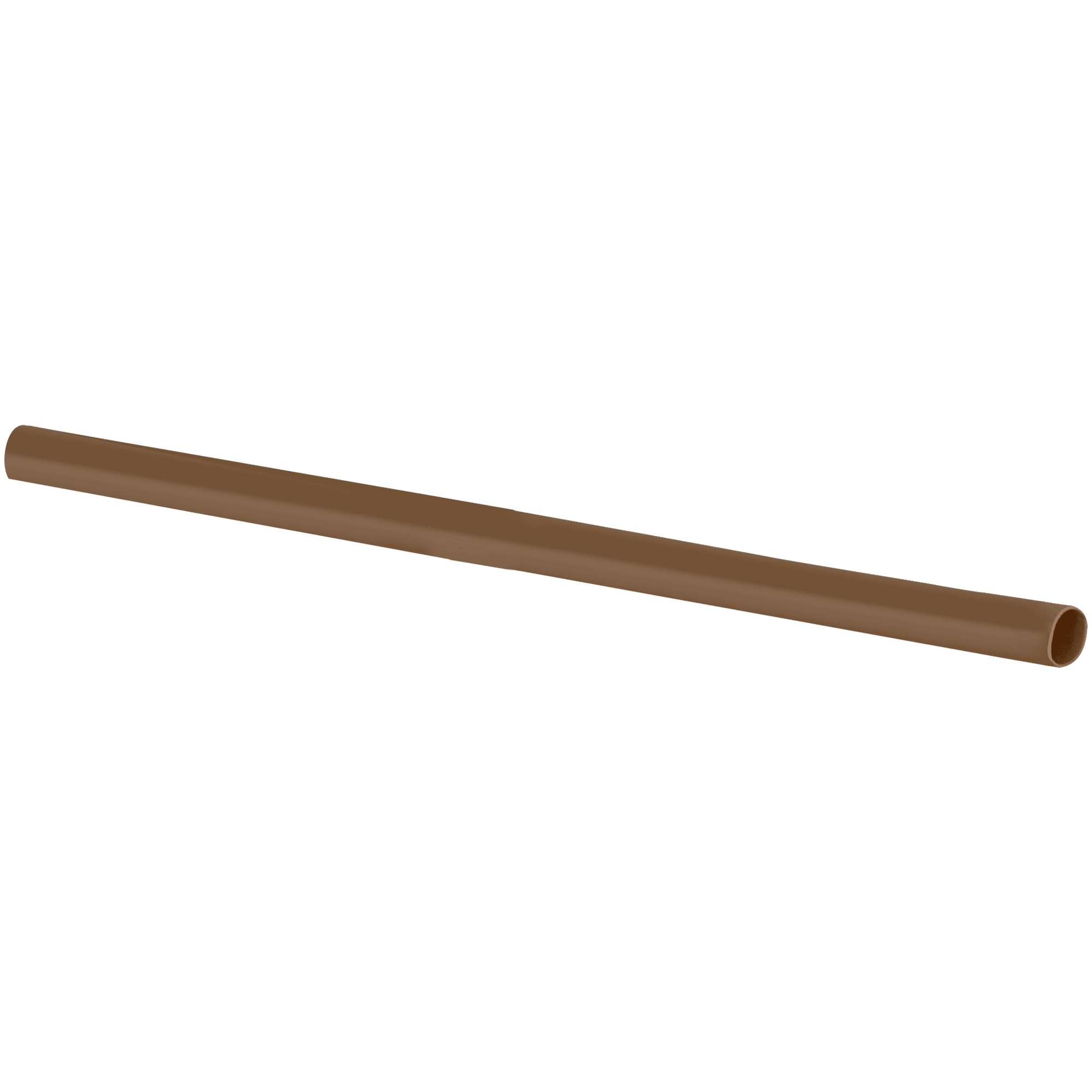 TUBO TERMORRETRÁTIL PAREDE FINA SEM RESINA CASTANHO