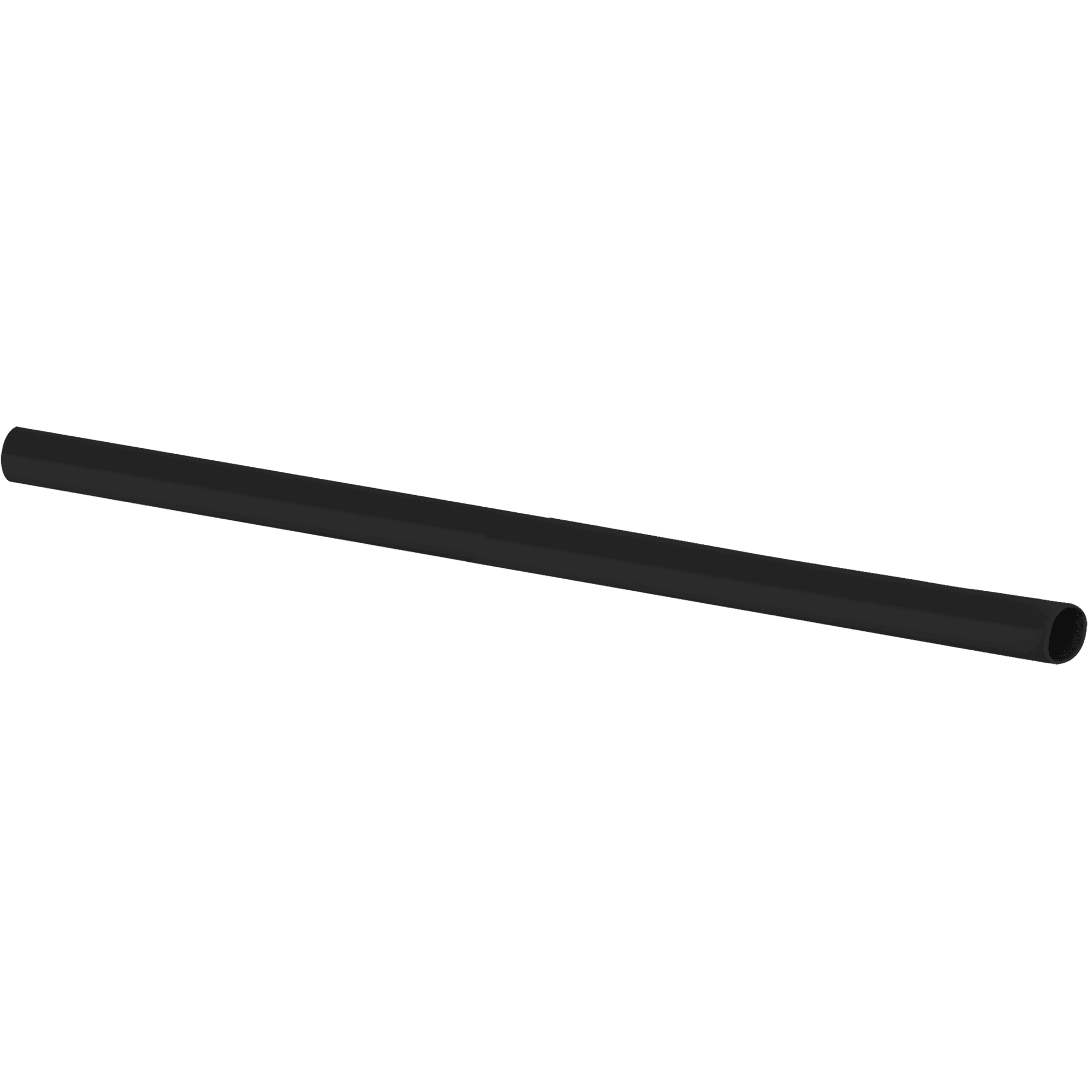 TUBO TERMORRETRÁTIL PAREDE FINA SEM RESINA PRETO