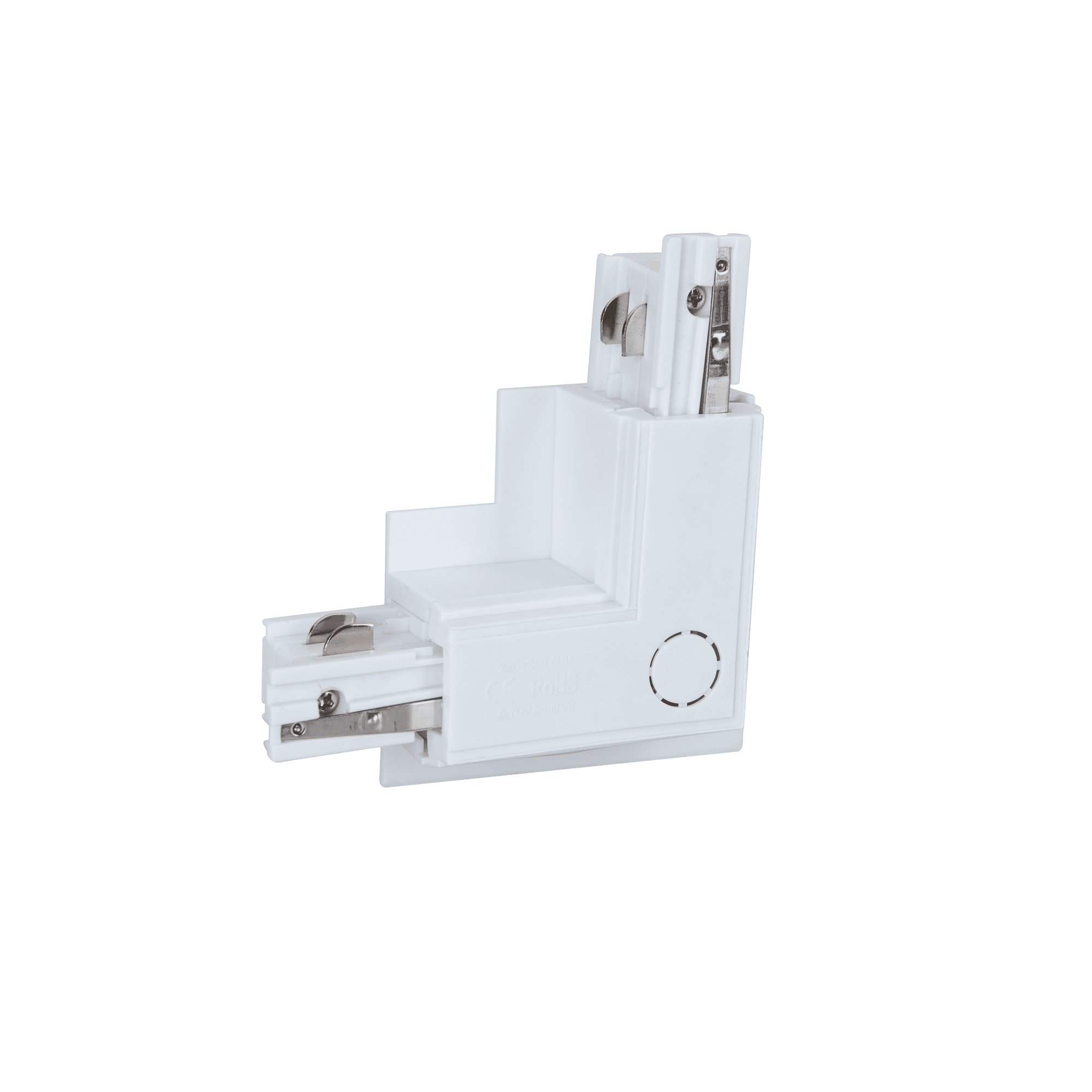 UNIÃO ANGULAR 90º PARA CALHA ENCASTRAR 3 CIRCUITOS