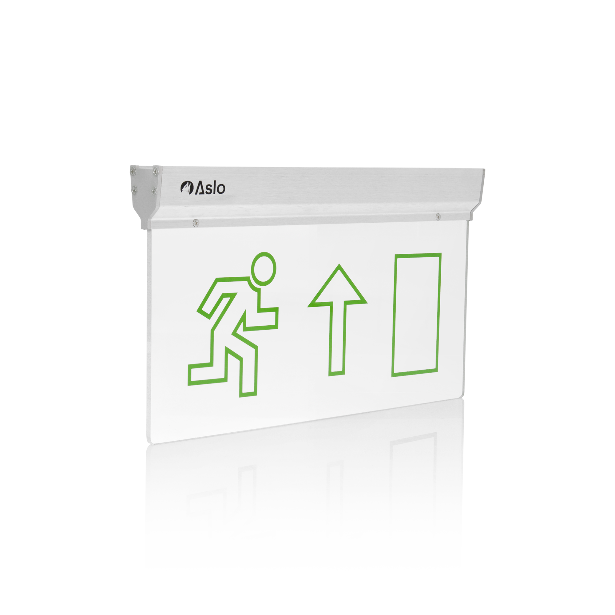 SINALIZAÇÃO EMERGÊNCIA LED - DIREÇÃO A SEGUIR INDICAÇÃO PARA CIMA