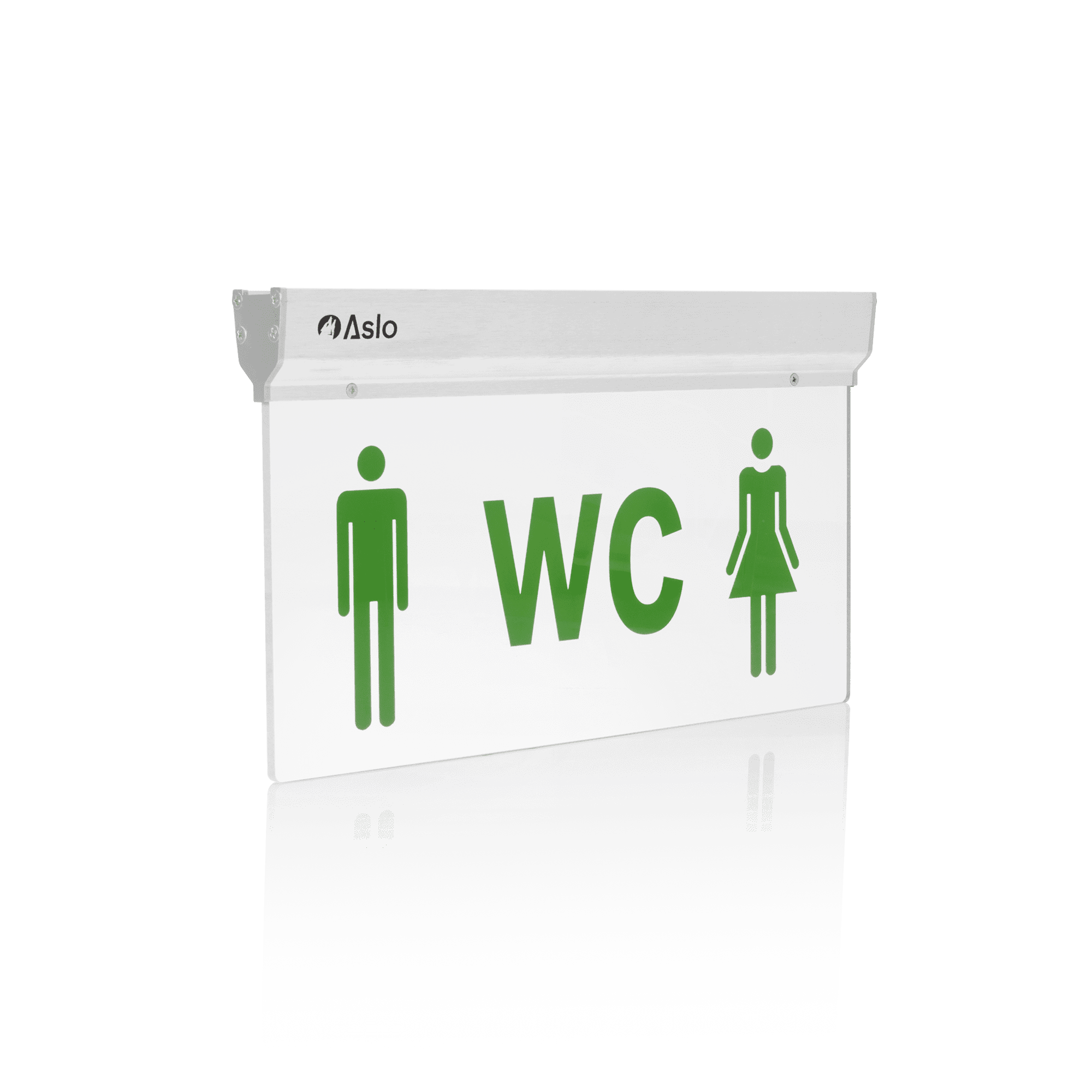 SINALIZAÇÃO EMERGÊNCIA LED - INDICAÇÃO WC