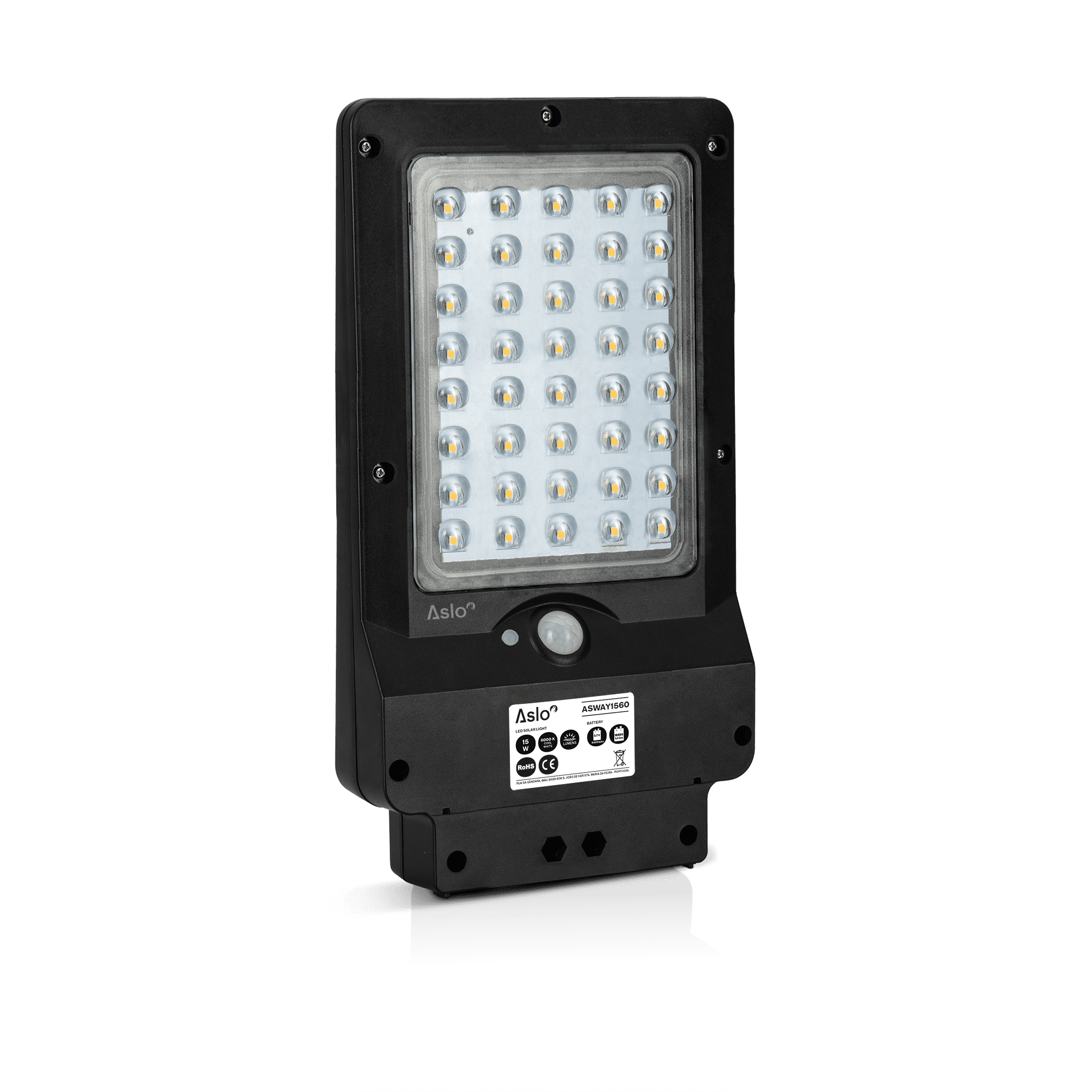 LUMINÁRIA DE RUA LED SOLAR 15W 6000K IP65