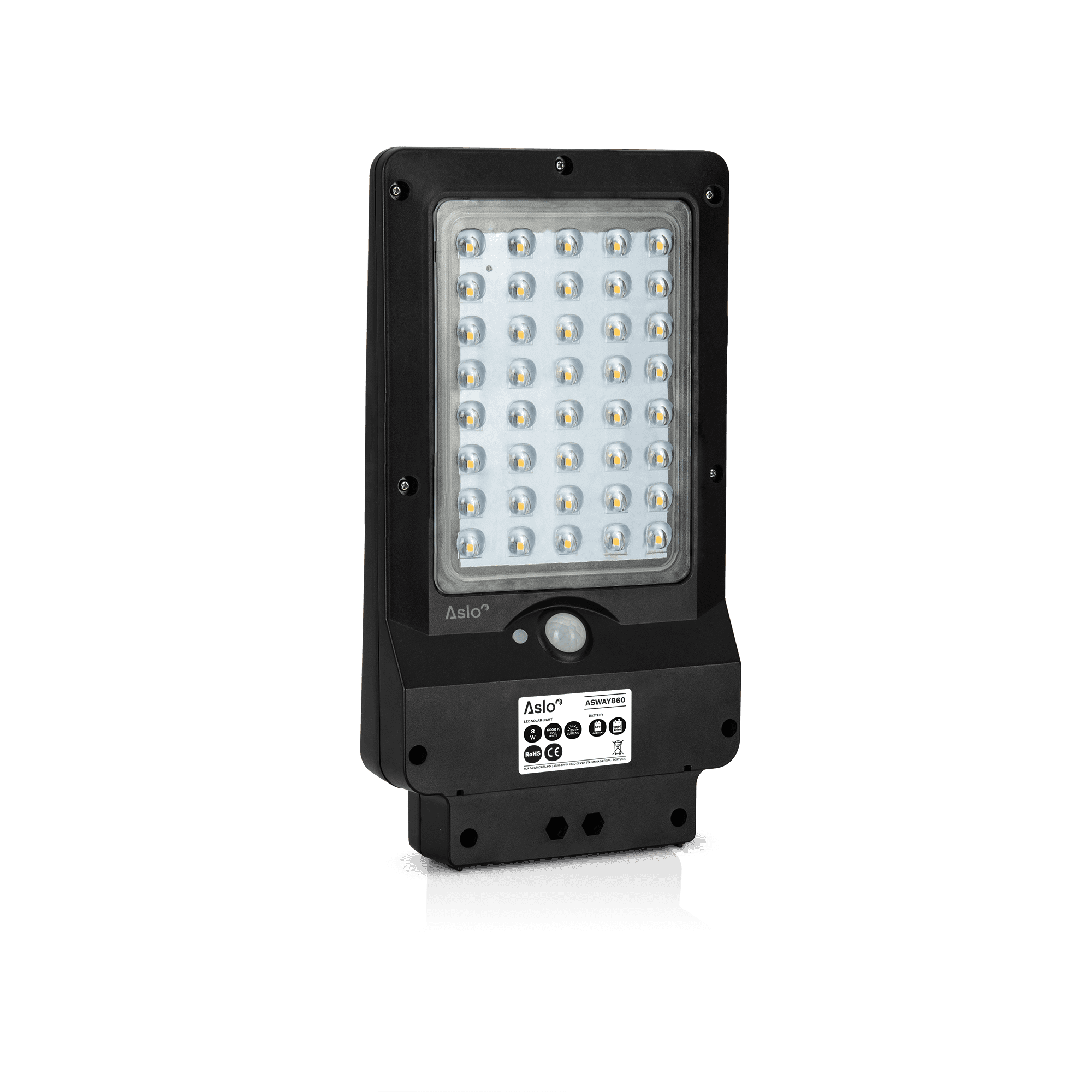LUMINÁRIA DE RUA LED SOLAR 8W 6000K IP65