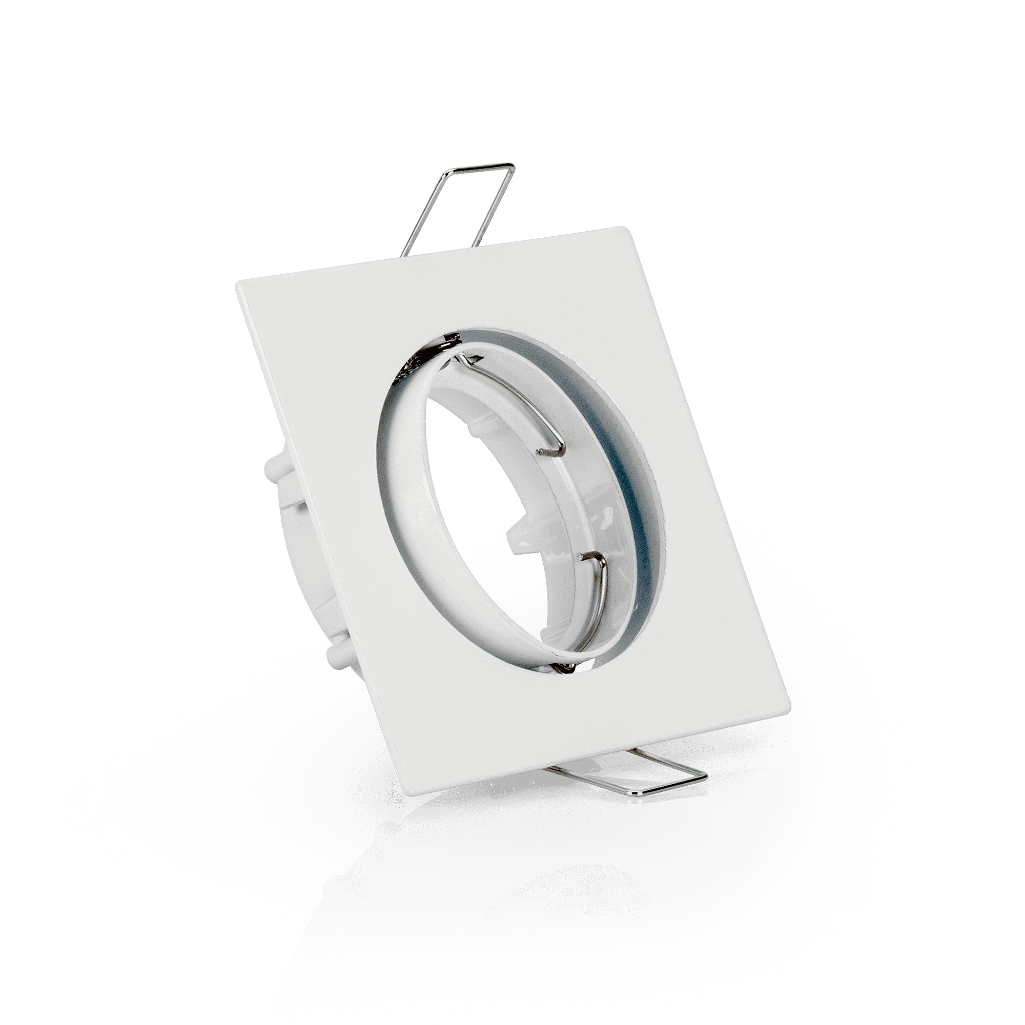 ARO QUADRADO BASCULANTE DE EMBUTIR WL-158 ALUMINIO