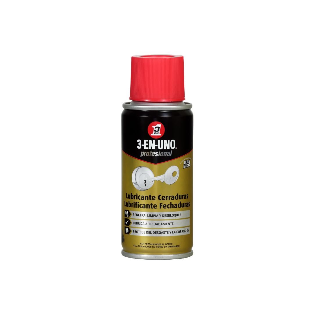 3 EM 1 LUBRIFICANTE FECHADURAS SPRAY 100ML