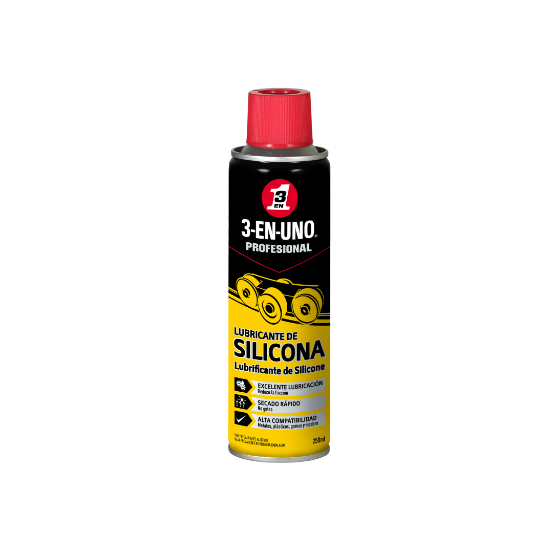 3 EM 1 LUBRIFICANTE SILICONE SPRAY 250ML