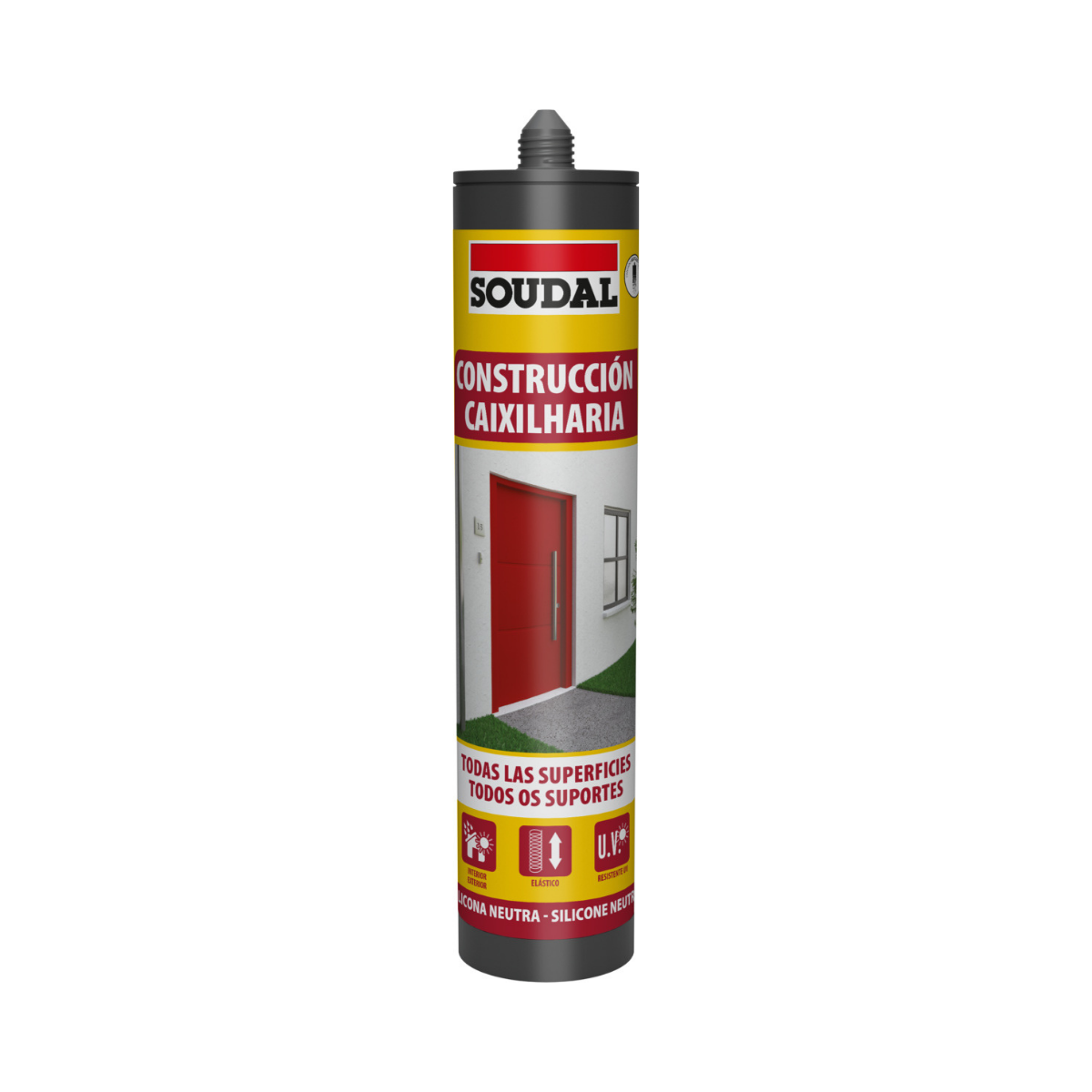 SILICONE CONSTRUÇÃO NEUTRO CINZENTO 290ML