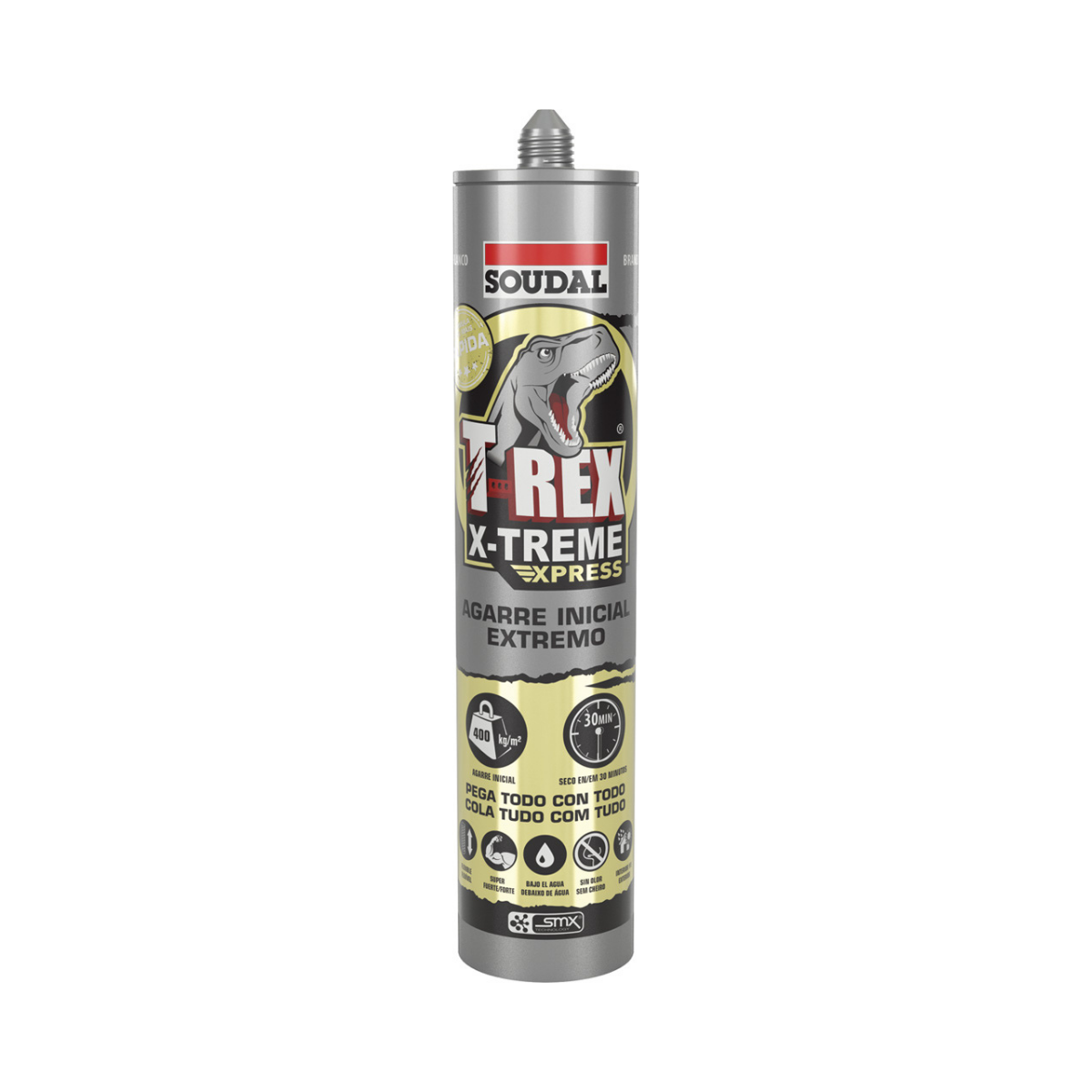 T-REX: COLA E VEDA X-TREME EXPRESS BRANCO 280ML
