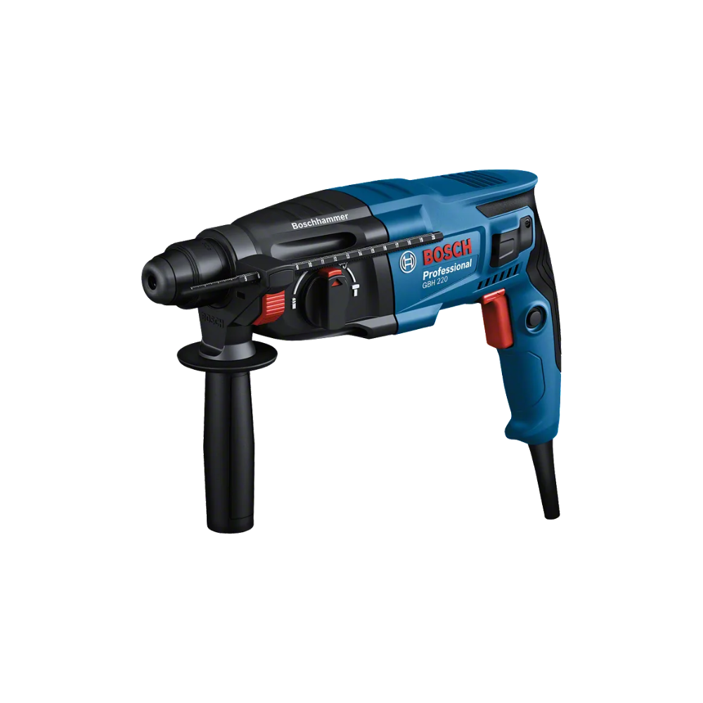 MARTELO PERFURADOR GBH 2-21 + 3 BROCAS E MALA