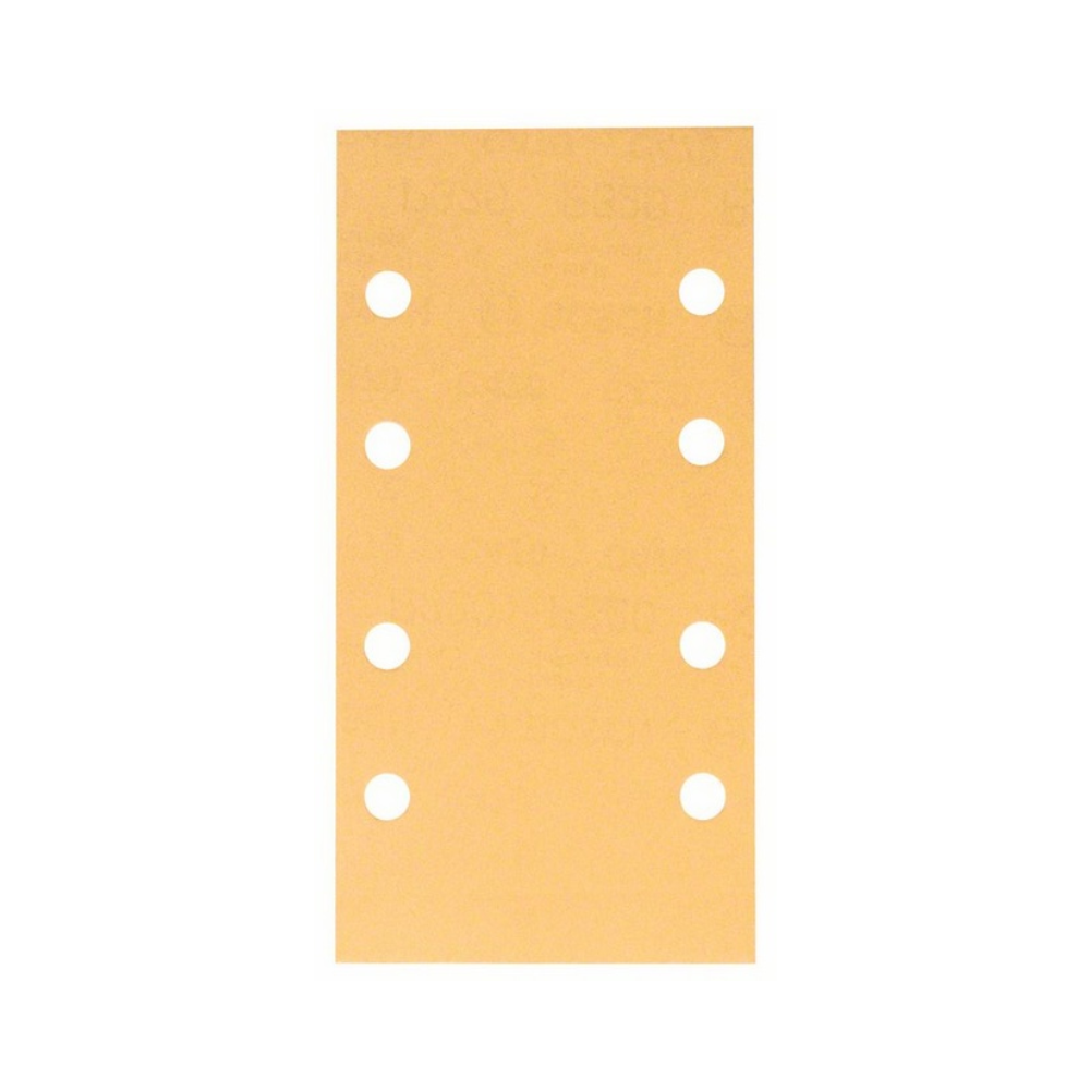 FOLHA DE LIXA VELCRO 93X185MM, 8 FUROS - CJ. 10 UND.