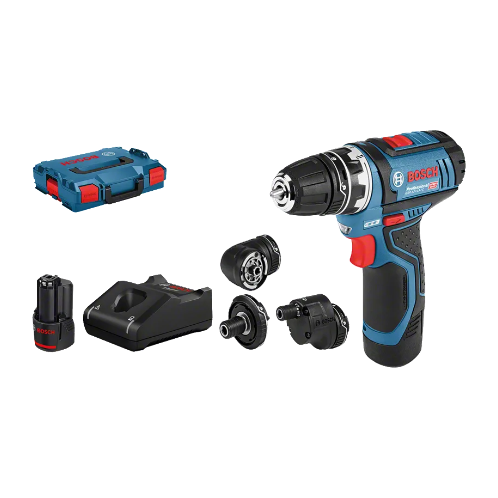 APARAFUSADORA GSR 12V-15FC + 2 BATERIAS 2AH E MALA L-BOXX