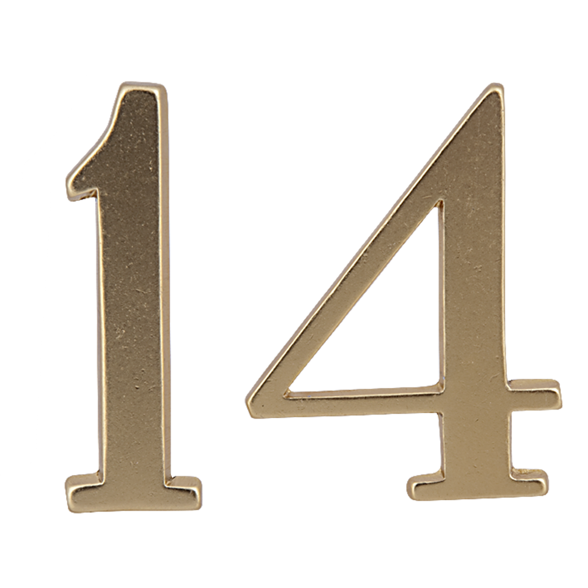 ALGARISMO ALUMINIO DOURADO