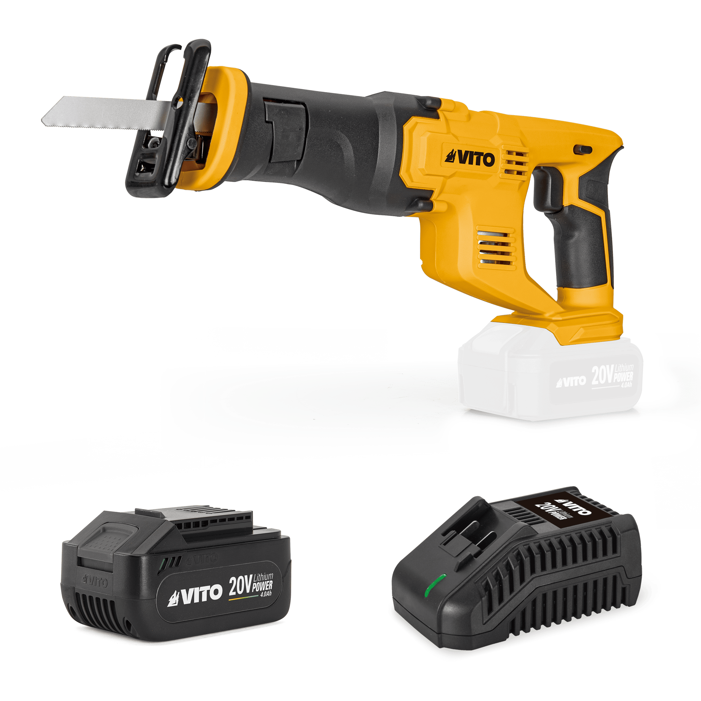 SERRA SABRE EGO 20V COM BATERIA E CARREGADOR