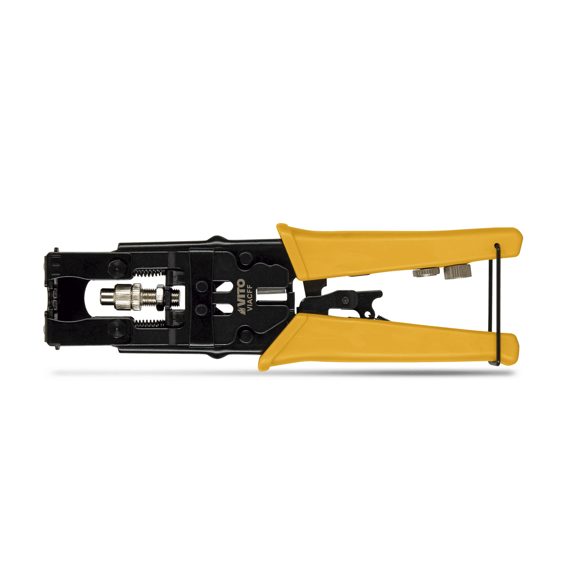 ALICATE DE COMPRESSÃO FICHAS F, BNC E RCA