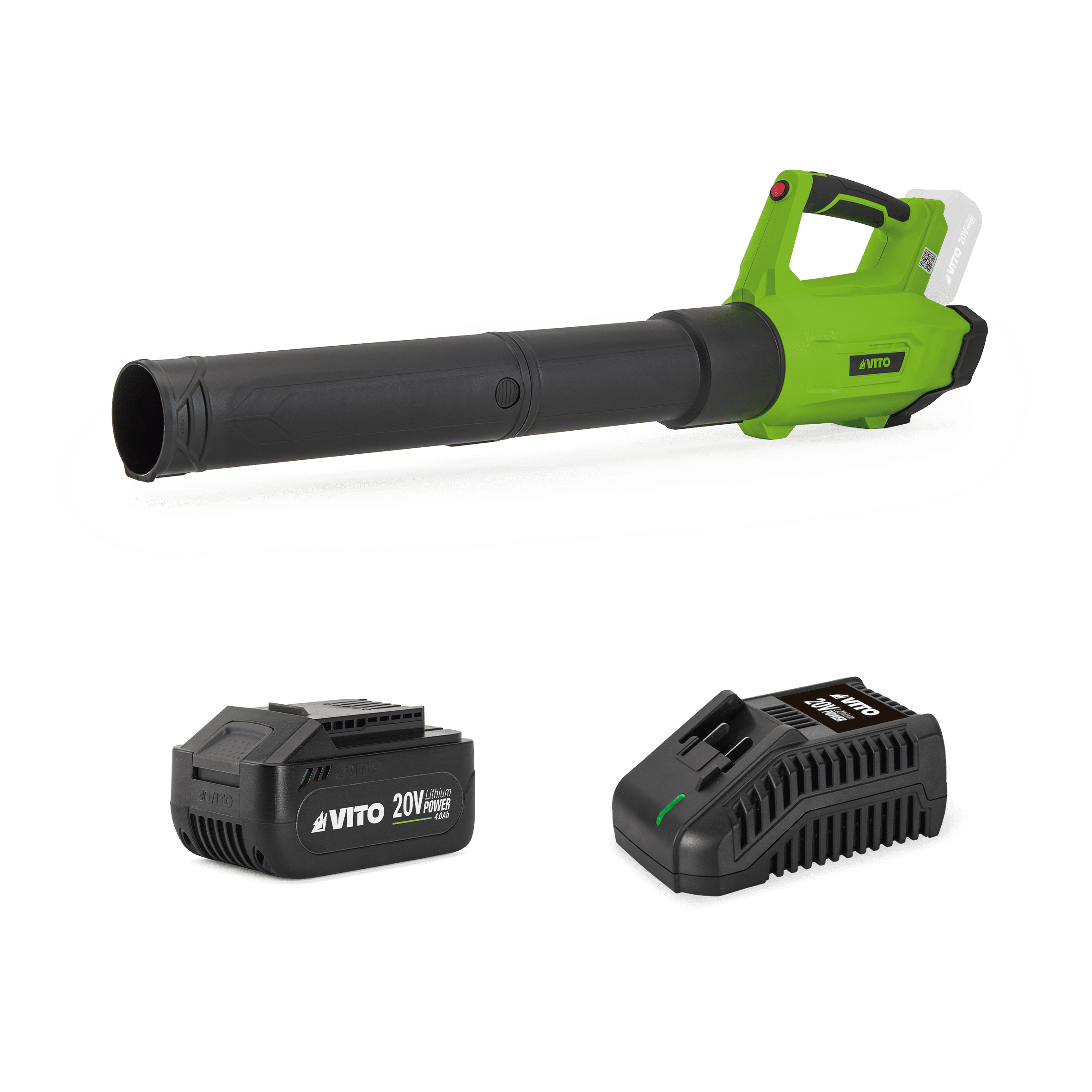 SOPRADOR 20V COM BATERIA 4AH E CARREGADOR RÁPIDO