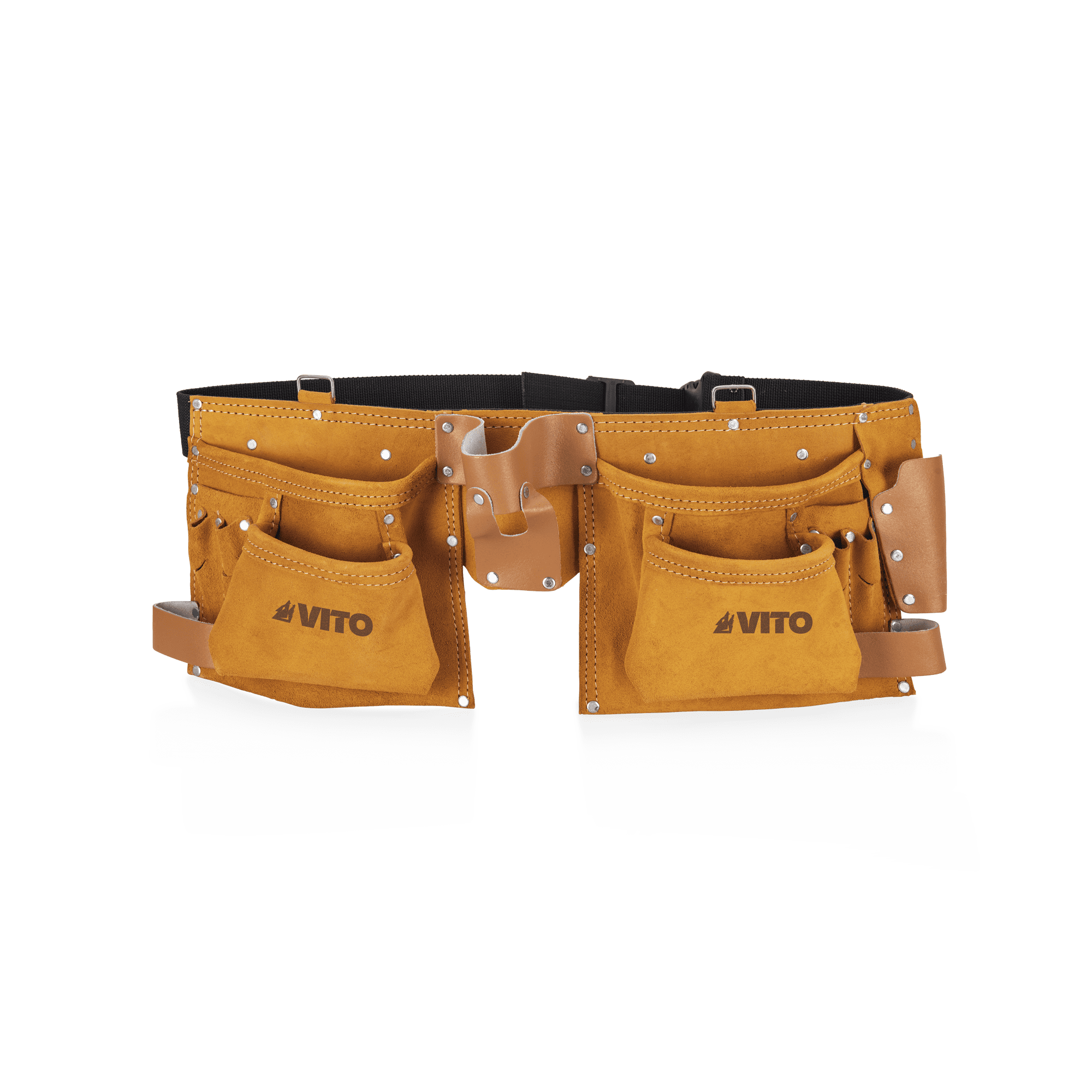 BOLSA DUPLA EM COURO PARA FERRAMENTAS