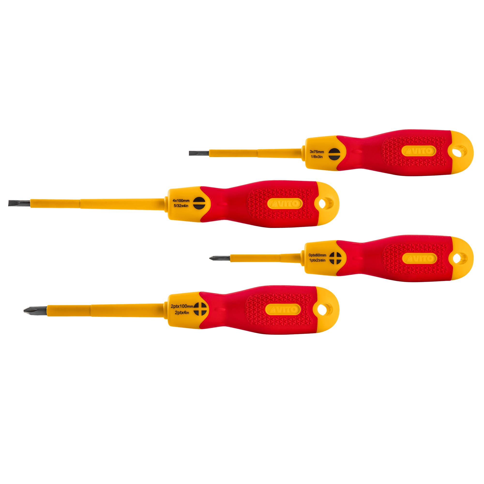 CONJUNTO MISTO DE 4 CHAVES ISOLADAS PRO