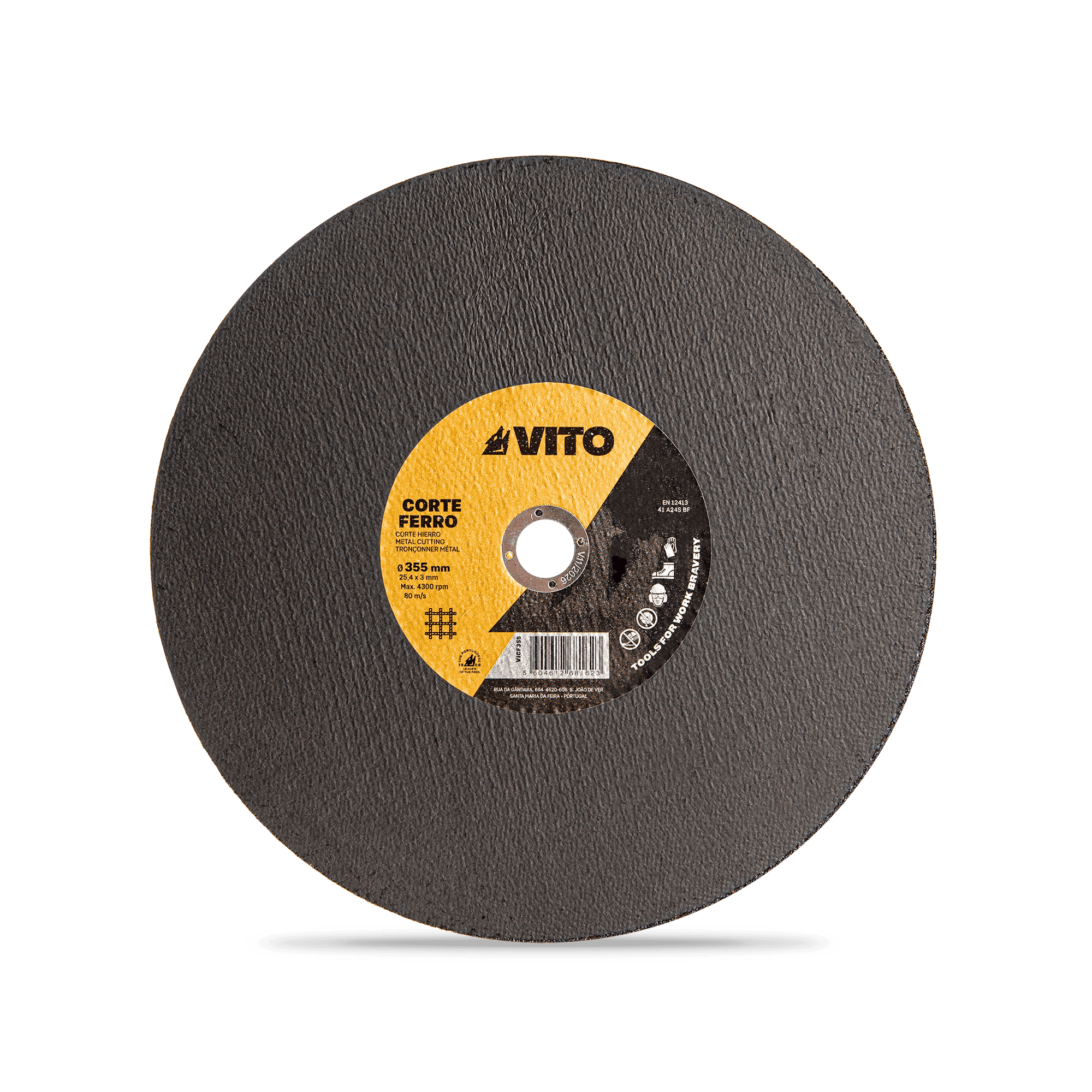 DISCO CORTE DE FERRO 355MM