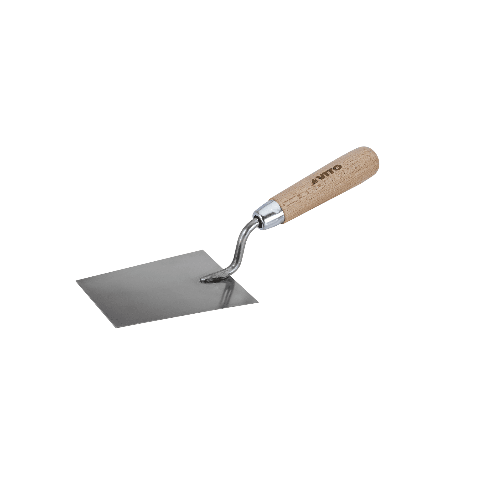 COLHER DE ESTUCADOR QUADRADA EM AÇO INOX