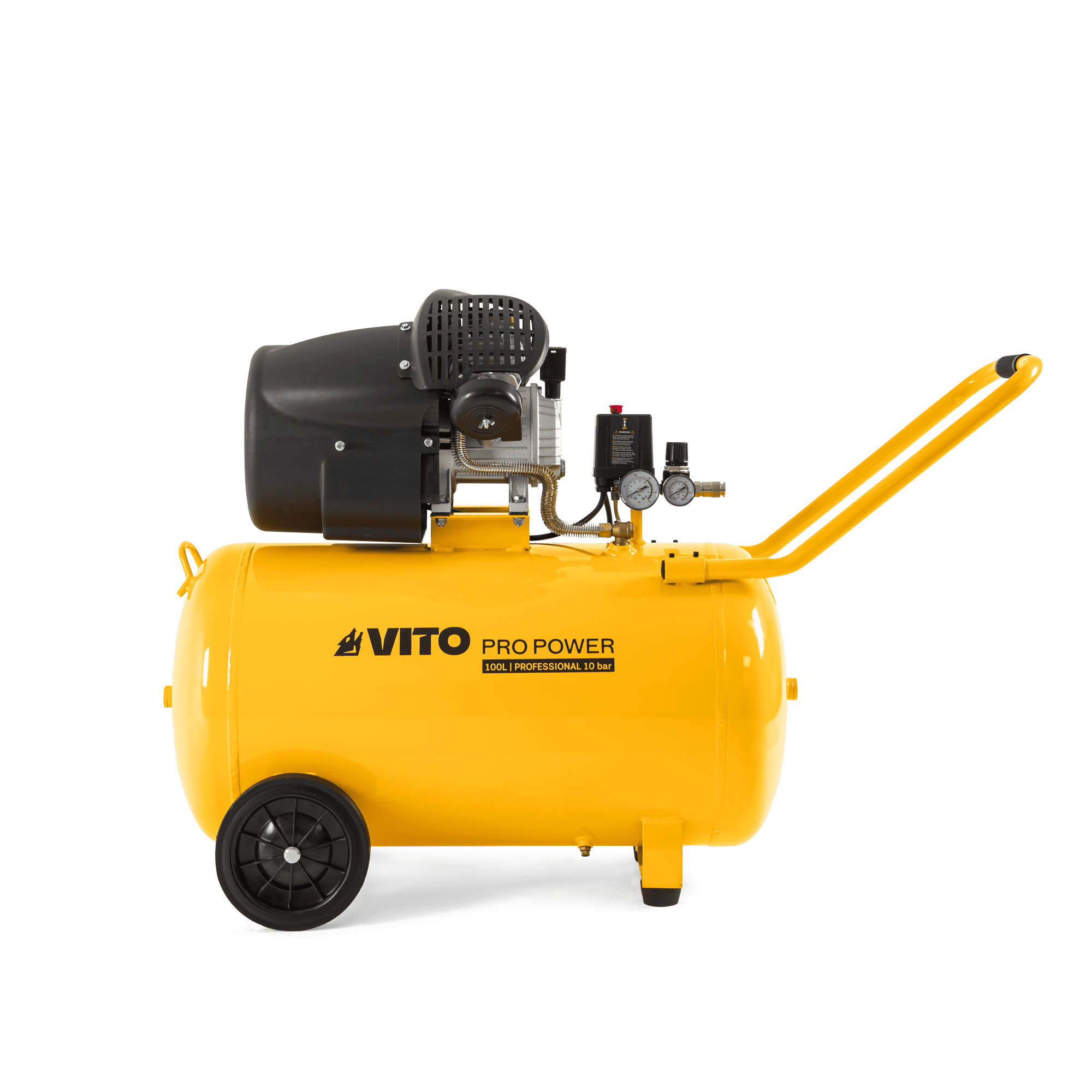 COMPRESSOR OLEO DUPLO CILINDRO 100LT 10 BAR 3.0HP