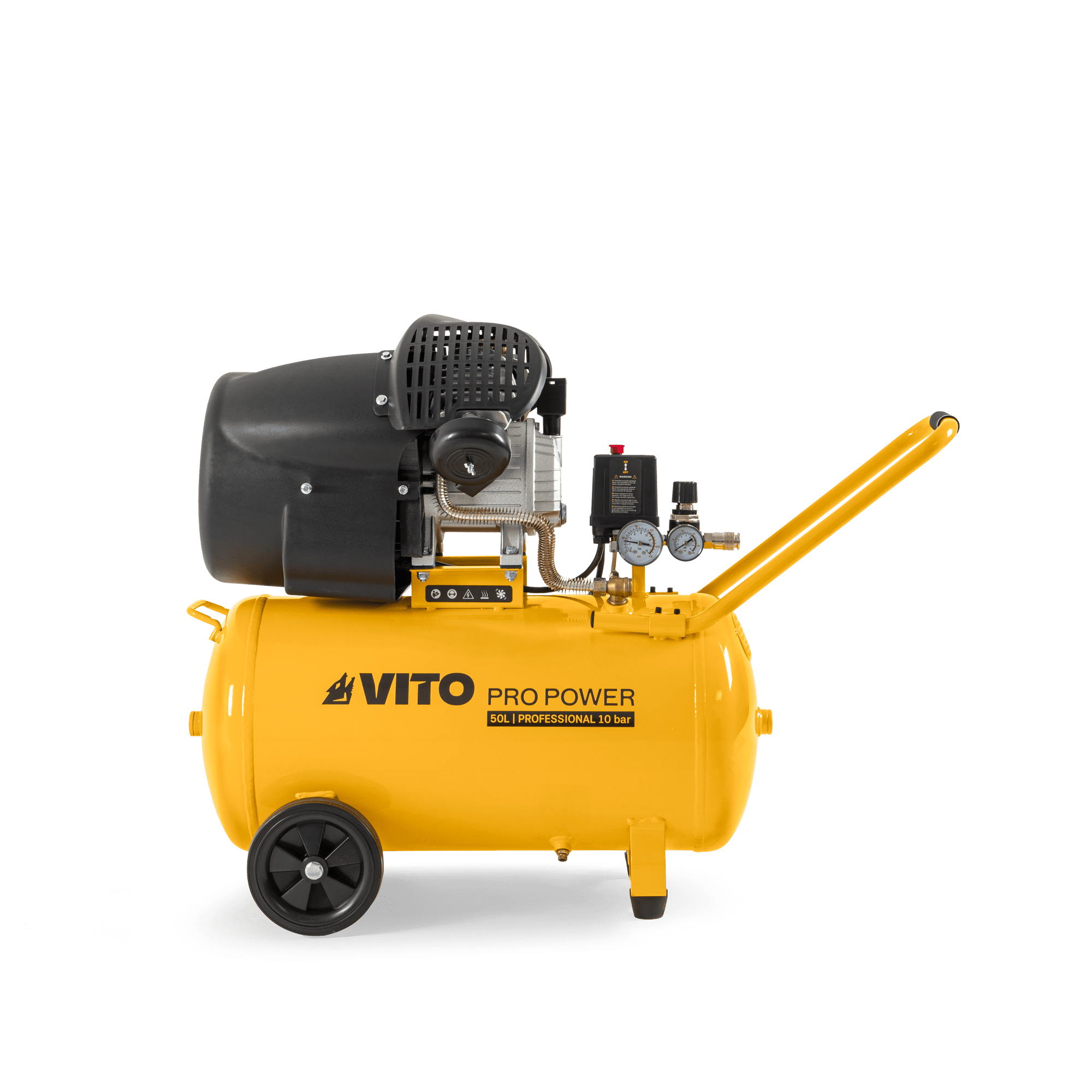 COMPRESSOR OLEO DUPLO CILINDRO 50LT 10 BAR 3.0HP