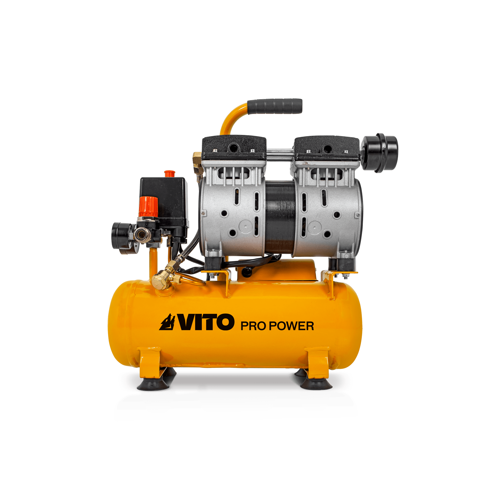 COMPRESSOR SEM ÓLEO SILENCIOSO 6LT 8 BAR 0.7HP