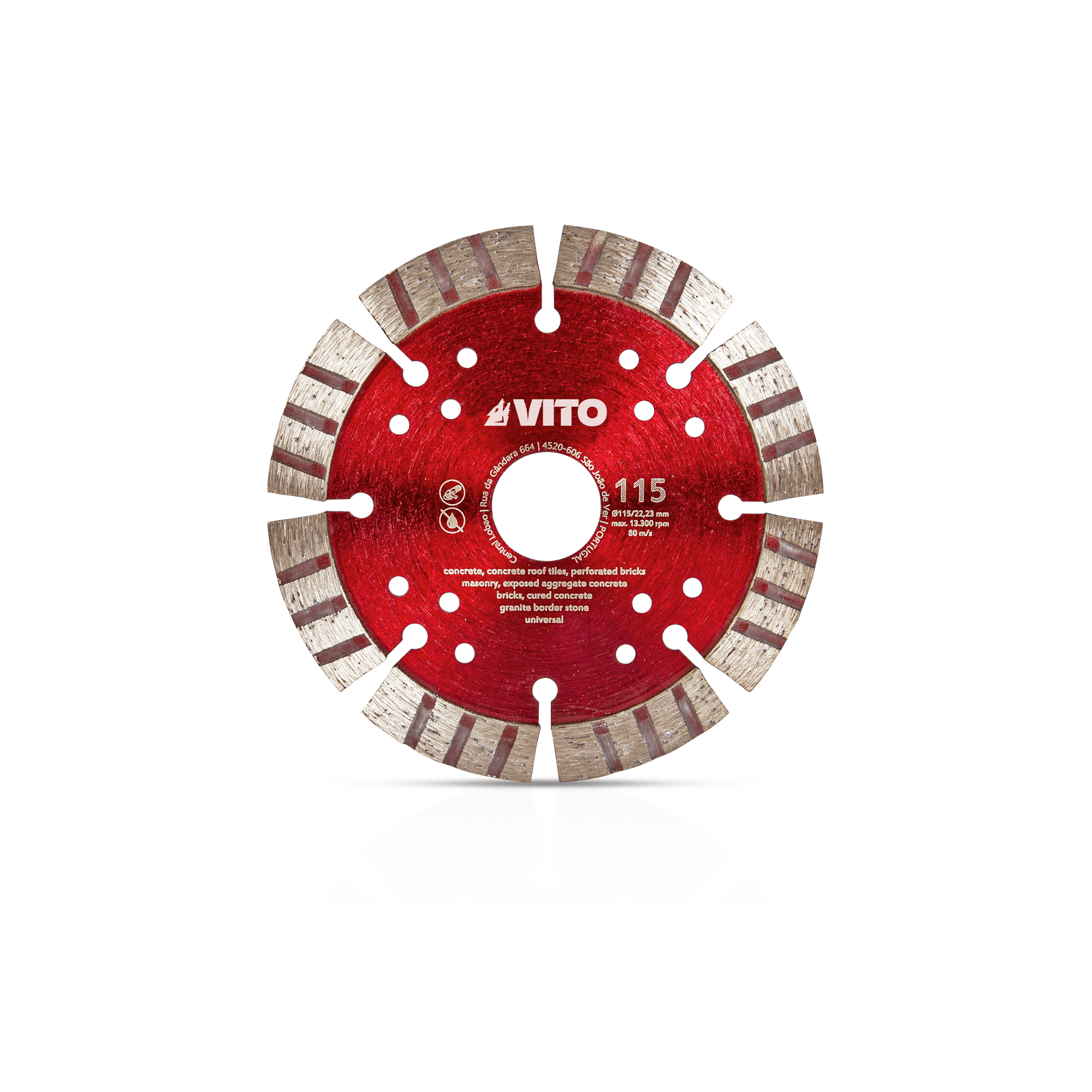 DISCO DIAMANTADO SEGMENTADO GERAL OBRA PRO