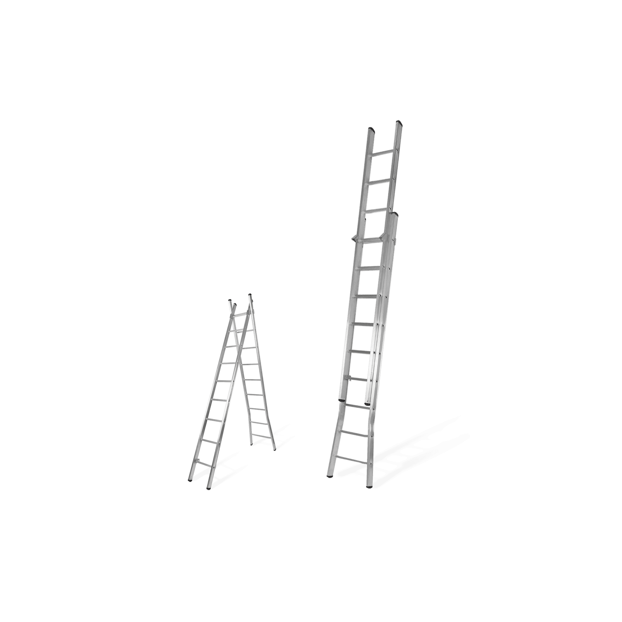 ESCADA ECO DUPLA DEGRAU REDONDO