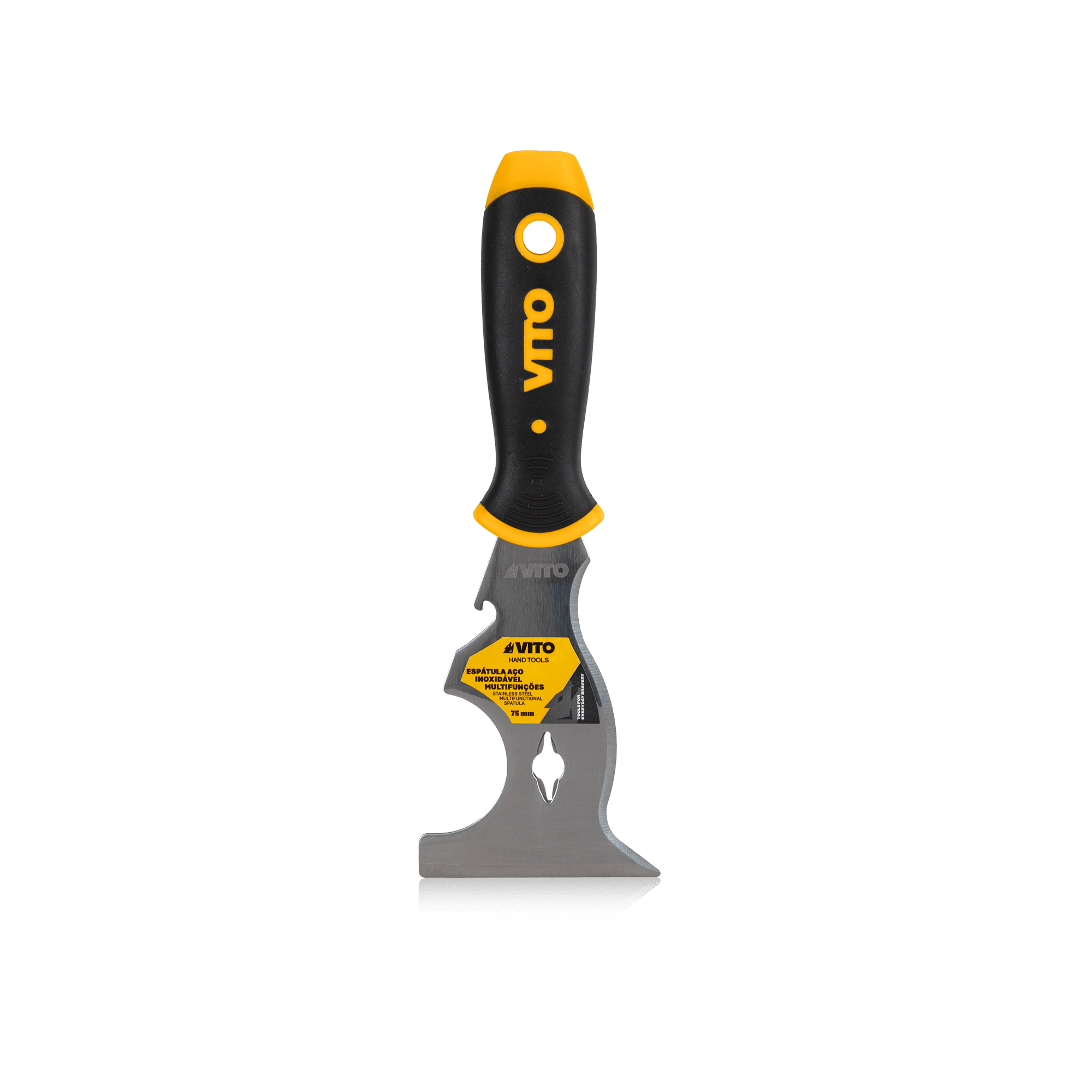 ESPATULA AÇO INOXIDÁVEL MULTIFUNÇÕES 75MM