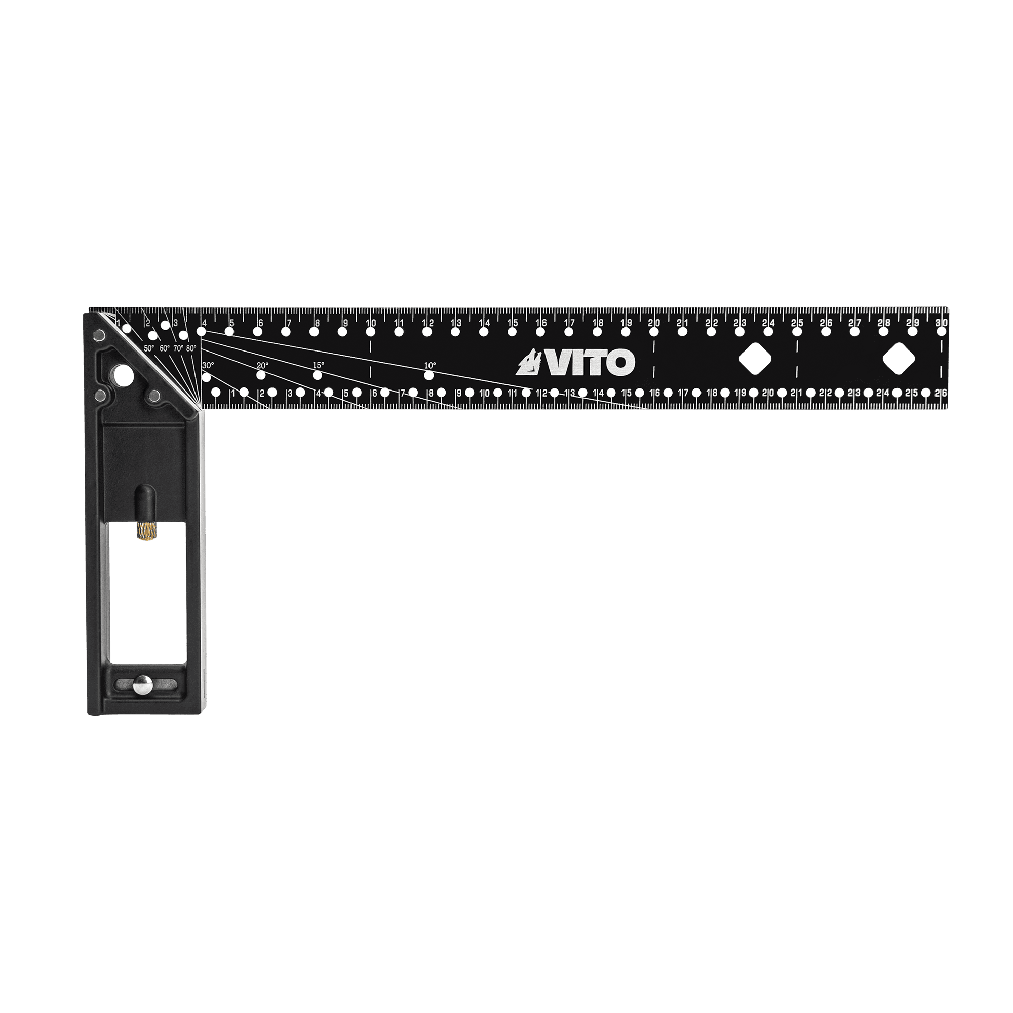 ESQUADRO UNIVERSAL COM RISCADOR 300MM