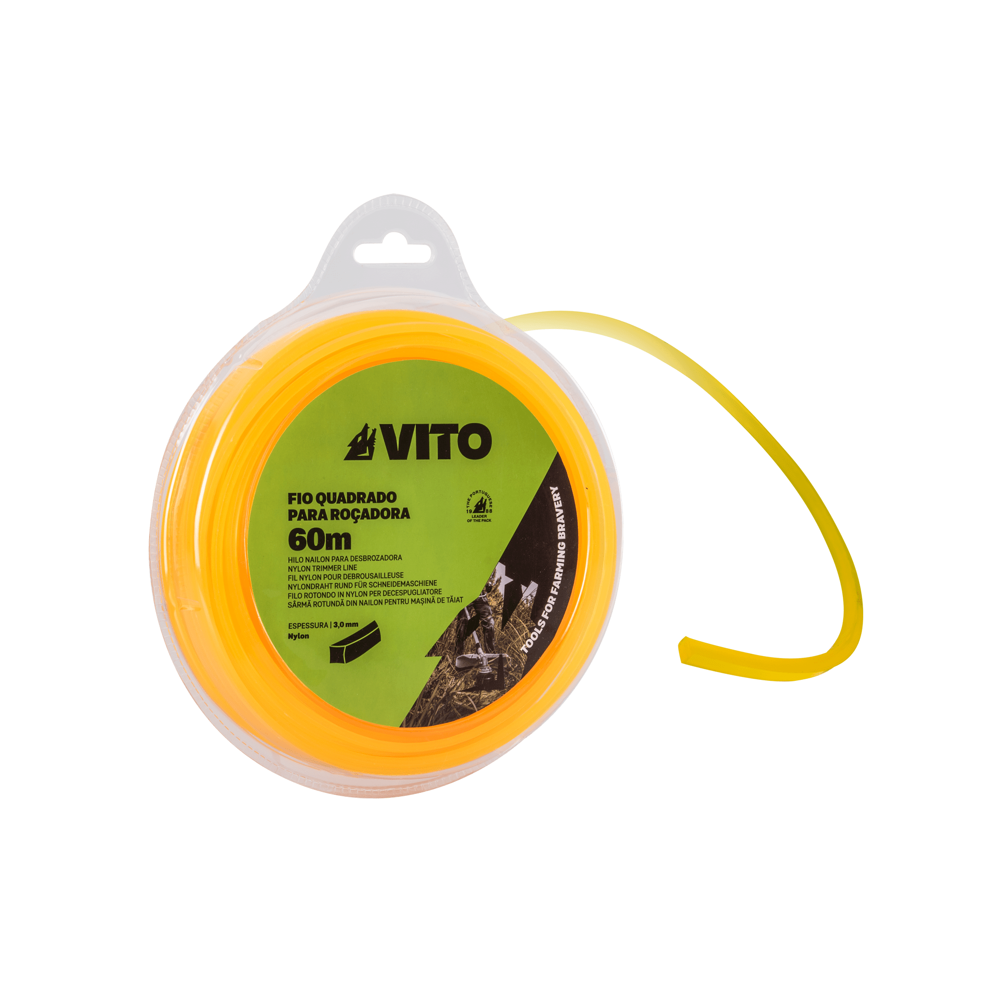 FIO NYLON QUADRADO PARA ROÇADORA