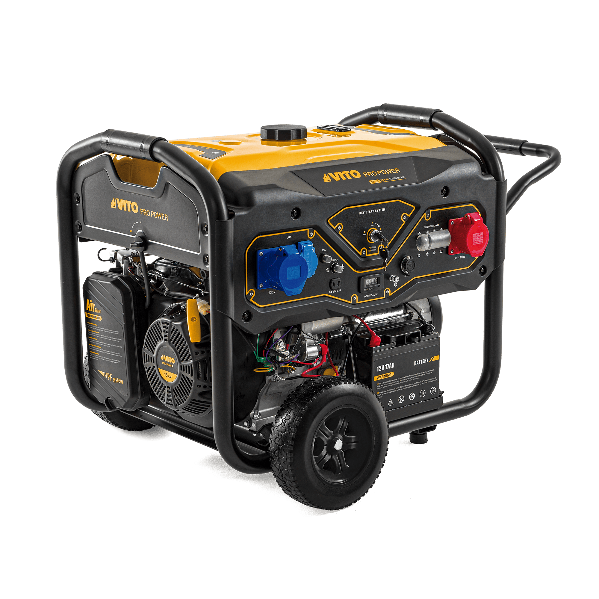 GERADOR TRIFÁSICO DUAL POWER 6.5KVA