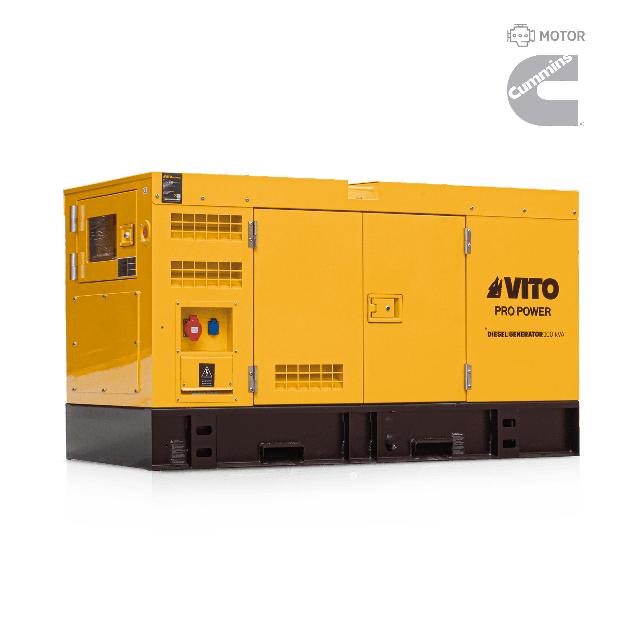 GERADOR DIESEL TRIFÁSICO SUPER SILENCIOSO 100 KVA