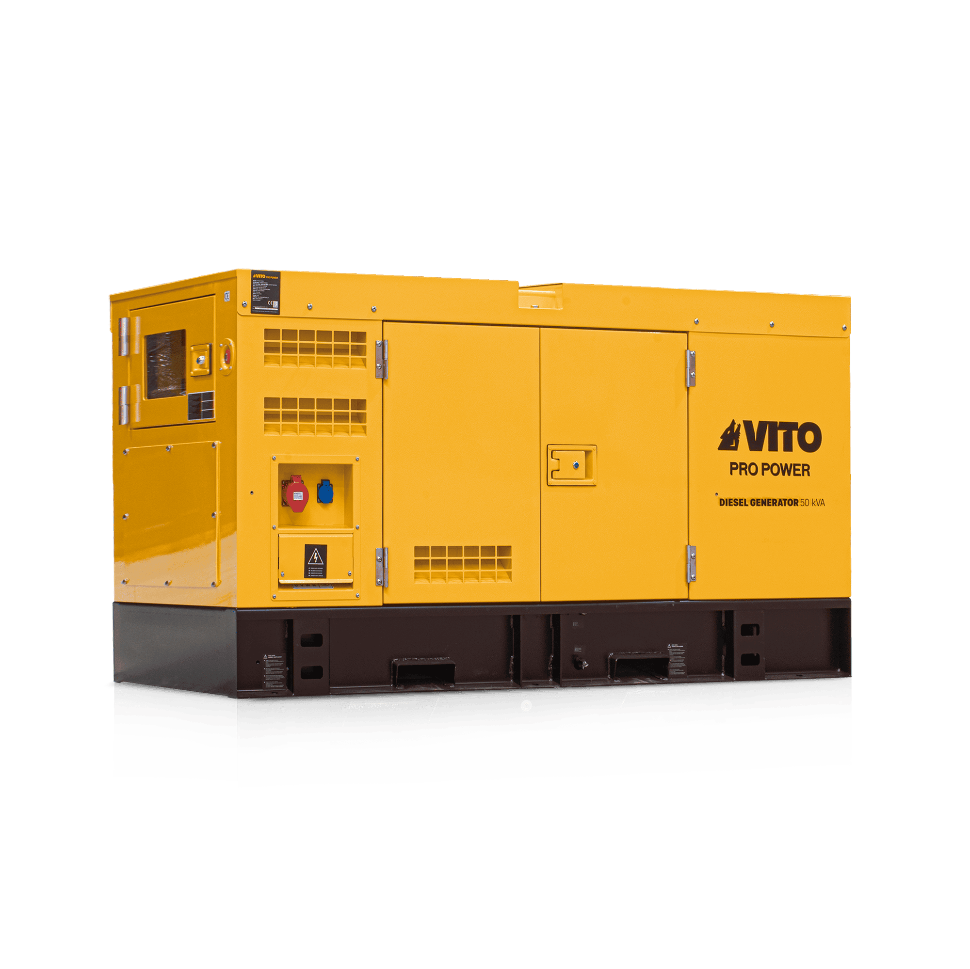 GERADOR DIESEL TRIFÁSICO SUPER SILENCIOSO 50 KVA