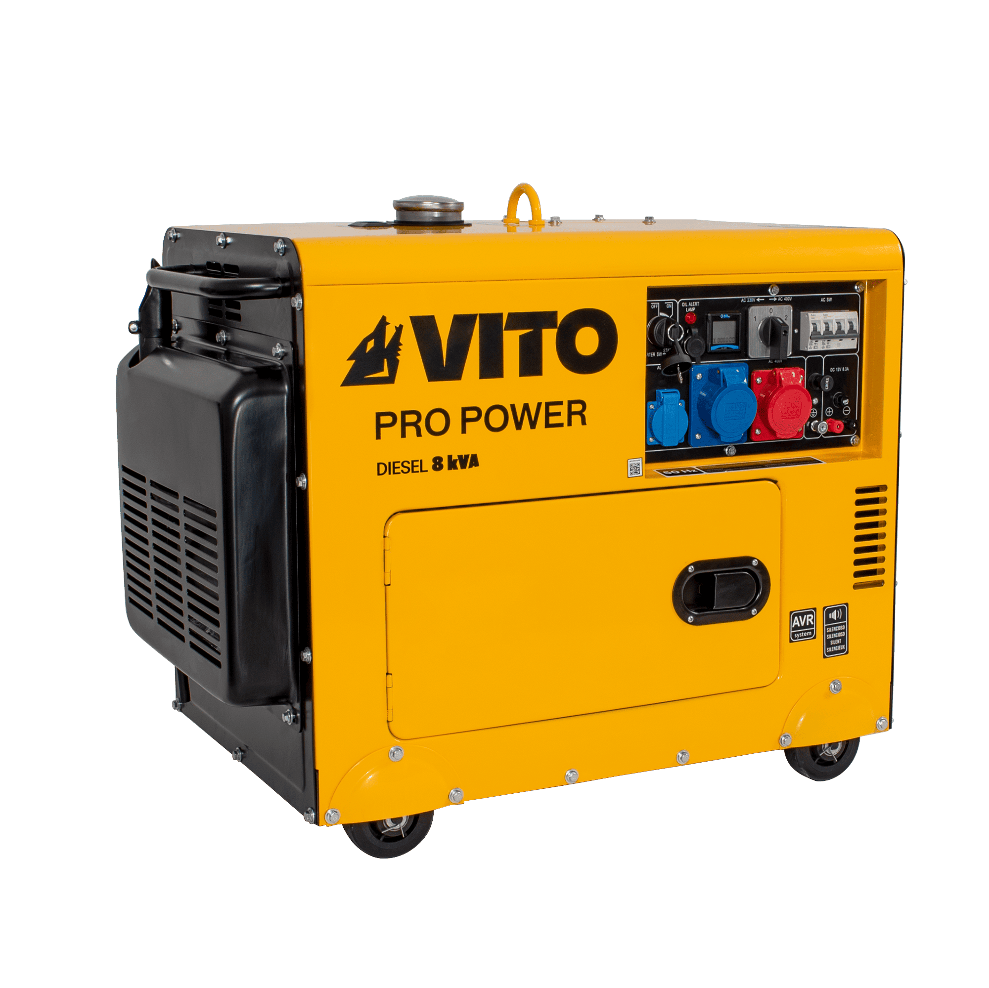 GERADOR DIESEL 8 KVA TRIFÁSICO SILENCIOSO