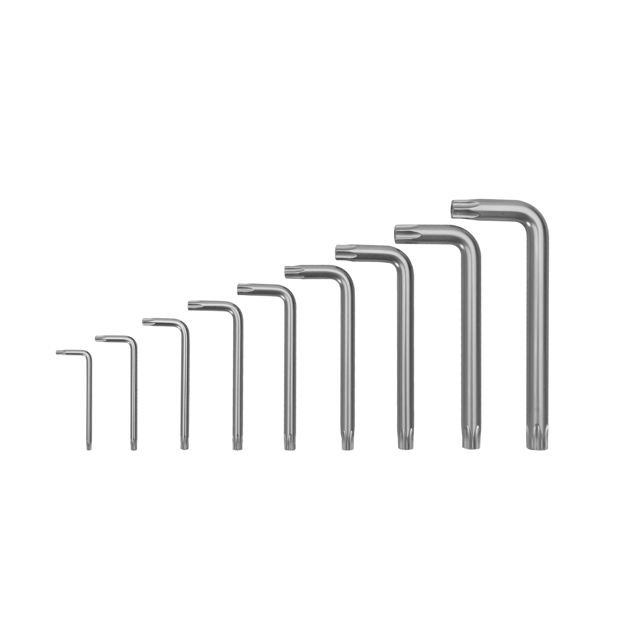 JOGO DE CHAVE TORX COM FURO PRO T10-T50 - 9 PEÇAS