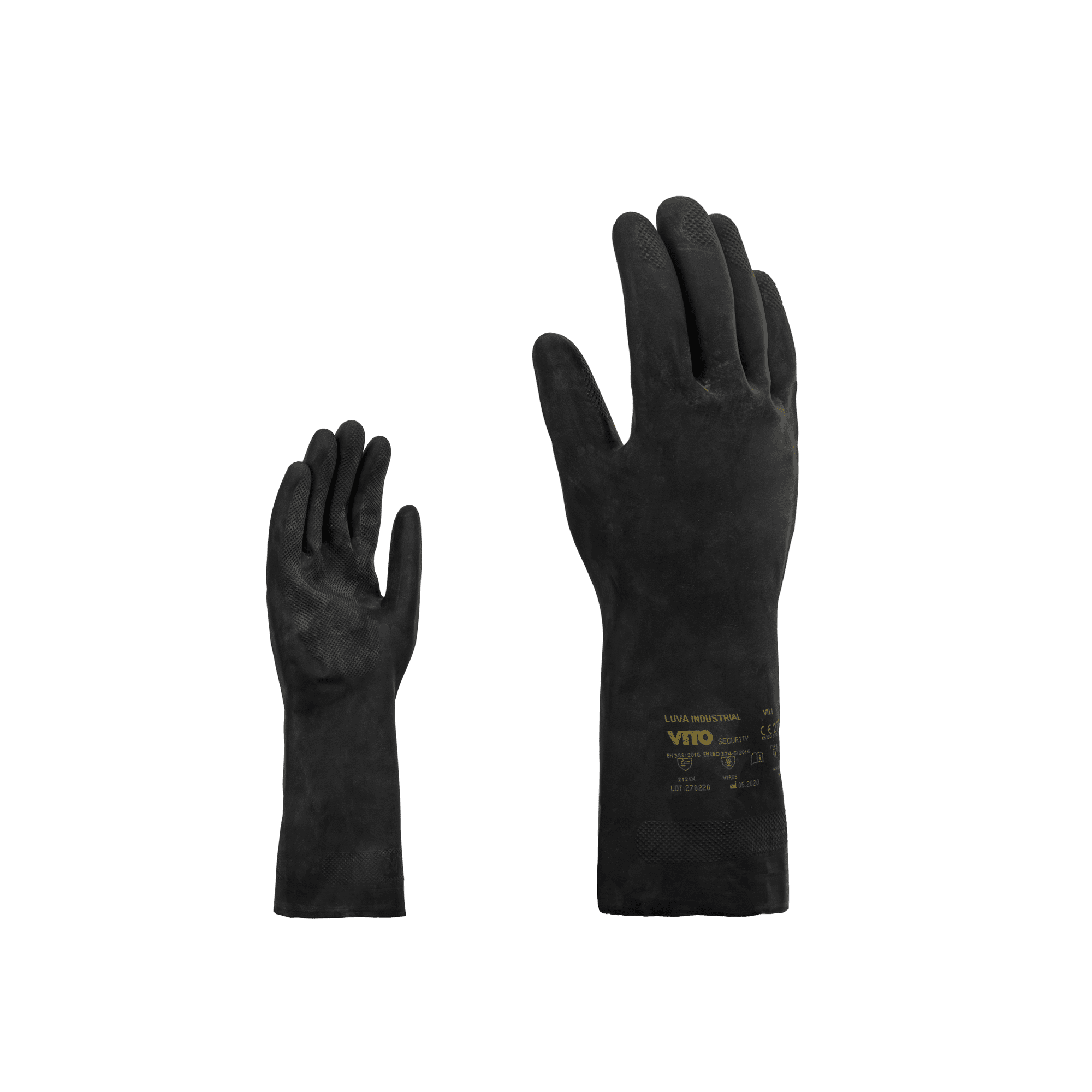 LUVA INDUSTRIAL EM BORRACHA