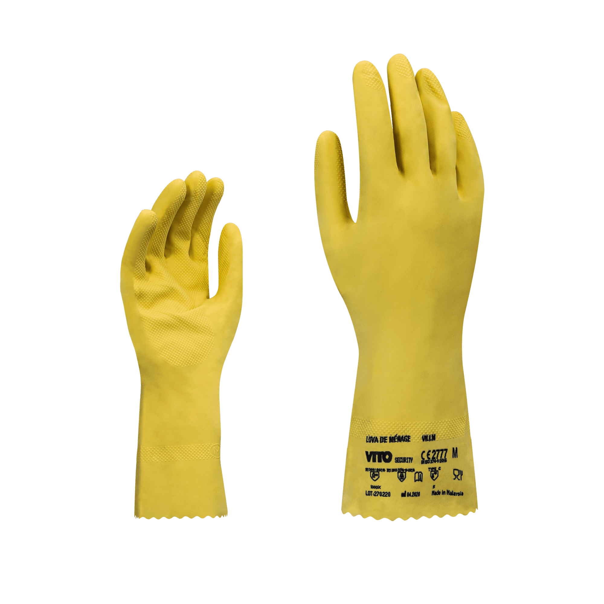 LUVA DE MENAGE EM LÁTEX