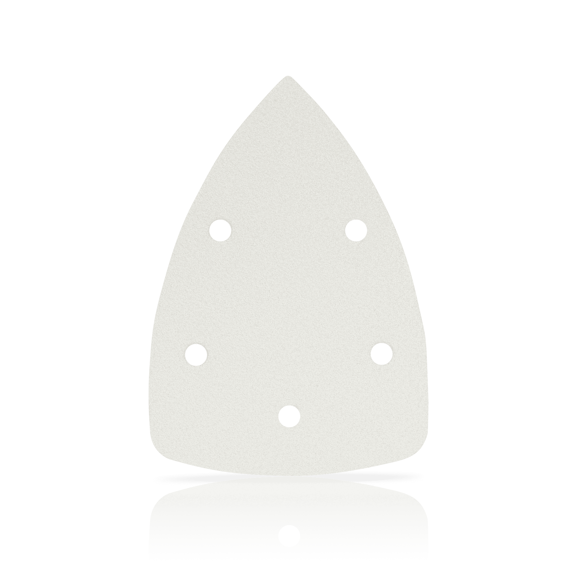 TRIANGULO DE LIXA 143X143X102 COM 5 FUROS - 10 UN