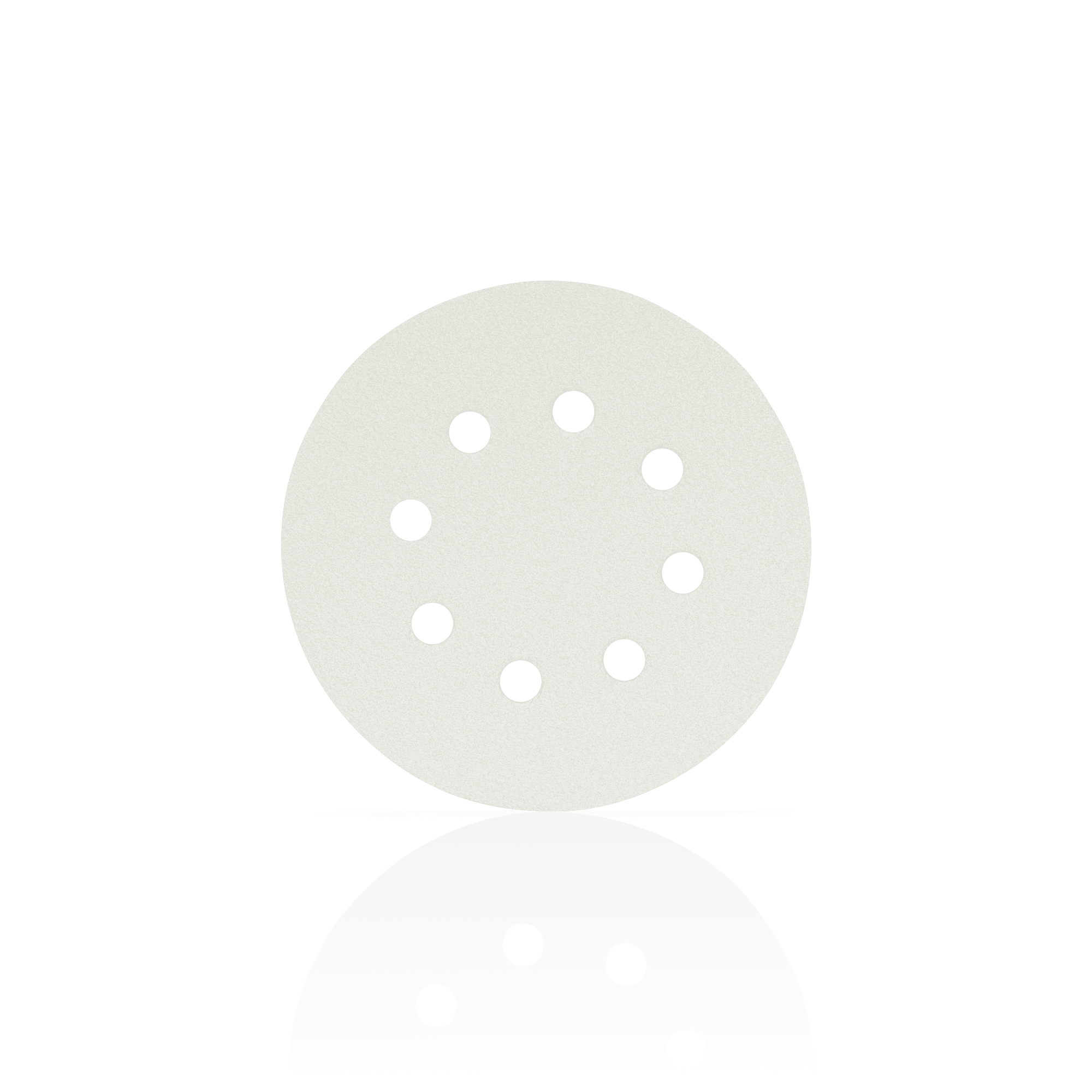DISCO DE LIXA Ø125MM COM 8 FUROS - 10 UN