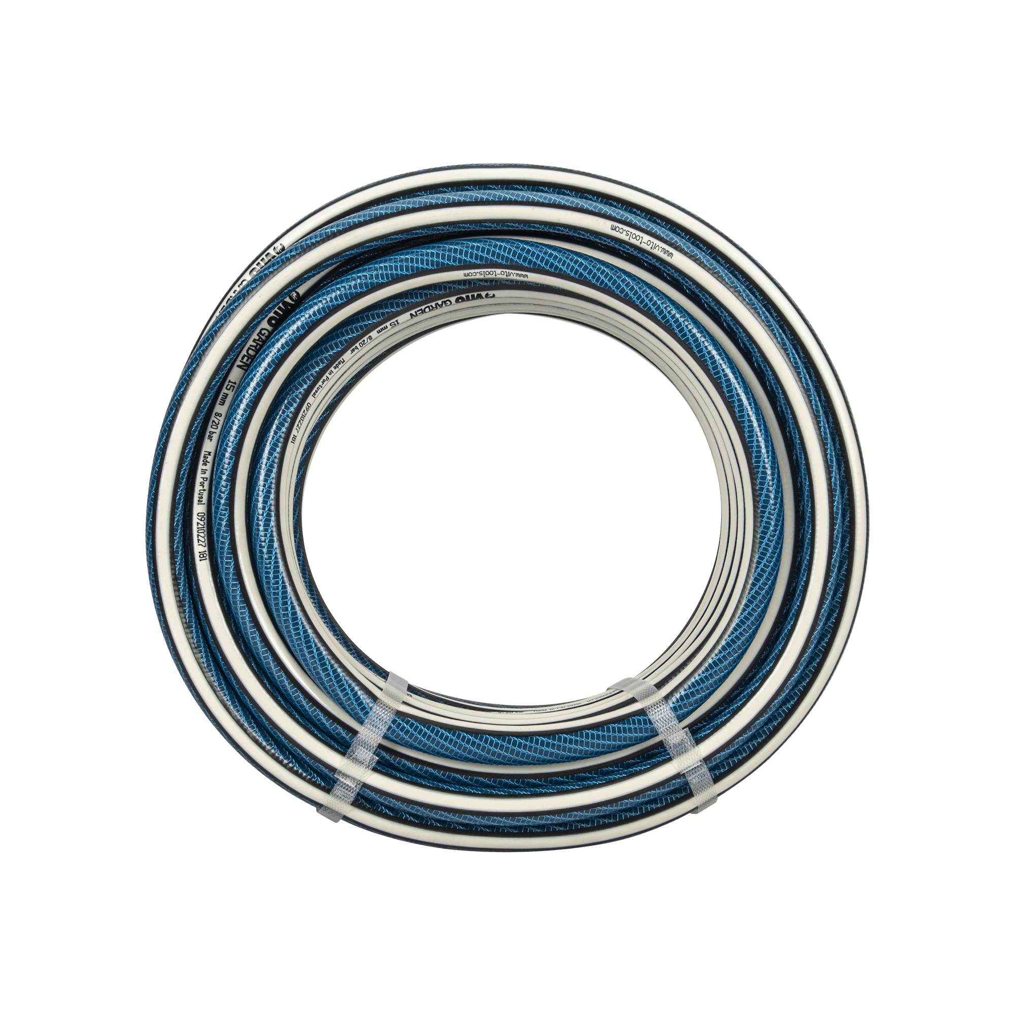 MANGUEIRA 5 CAMADAS AZUL/PRETO 15MM 20M