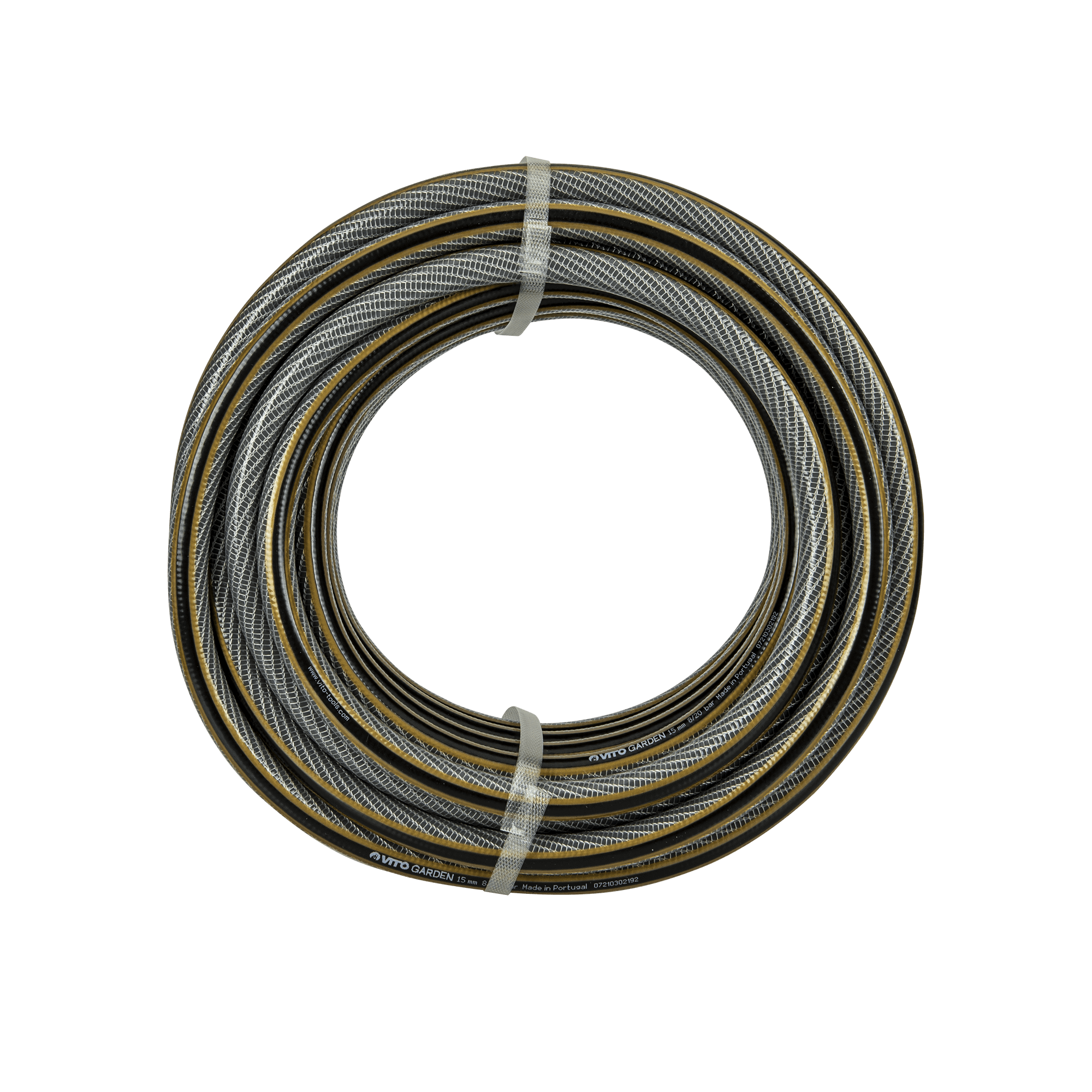 MANGUEIRA 5 CAMADAS CINZENTO/DOURADO 20M