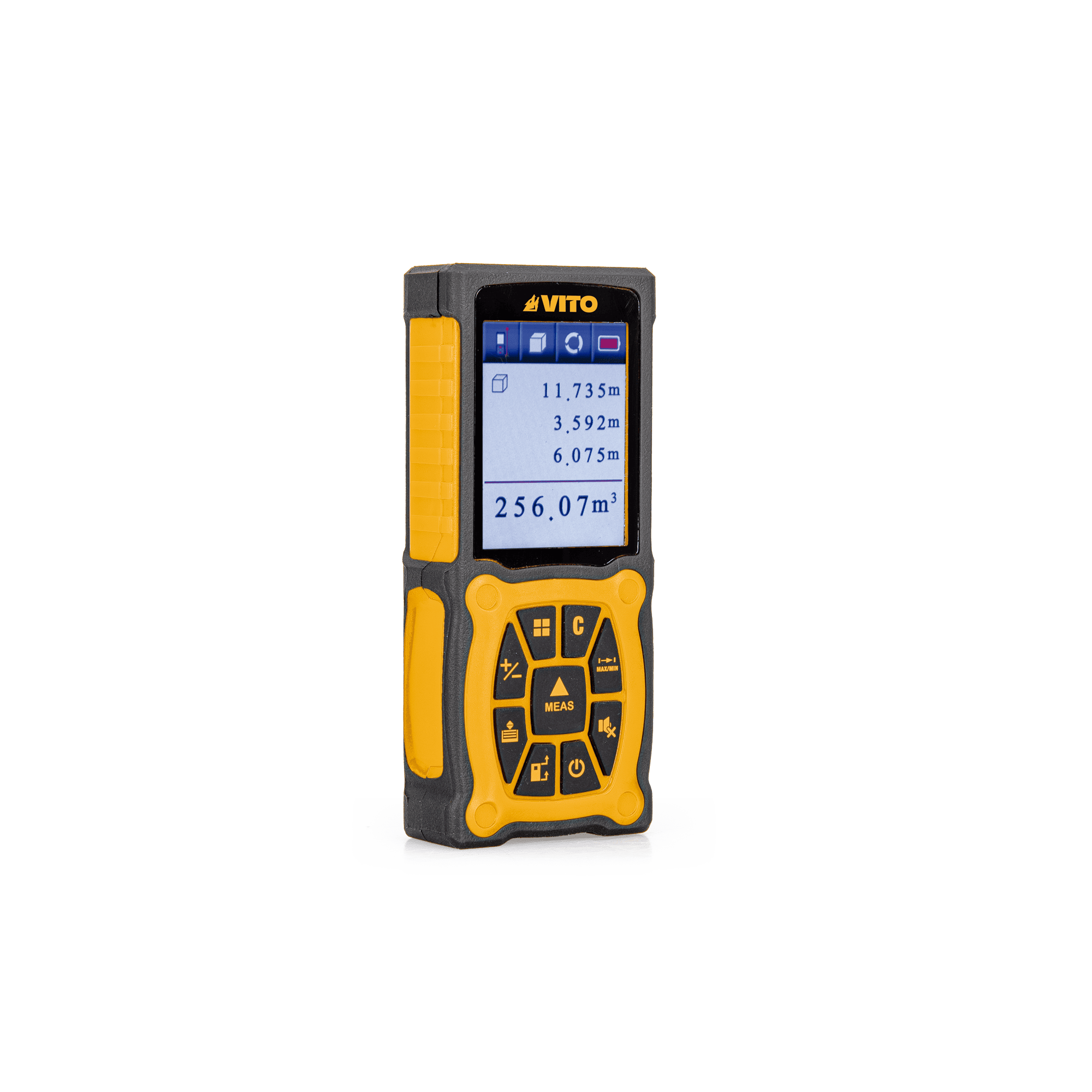 MEDIDOR LASER DISTANCIAS, AREA, VOLUME 100MT