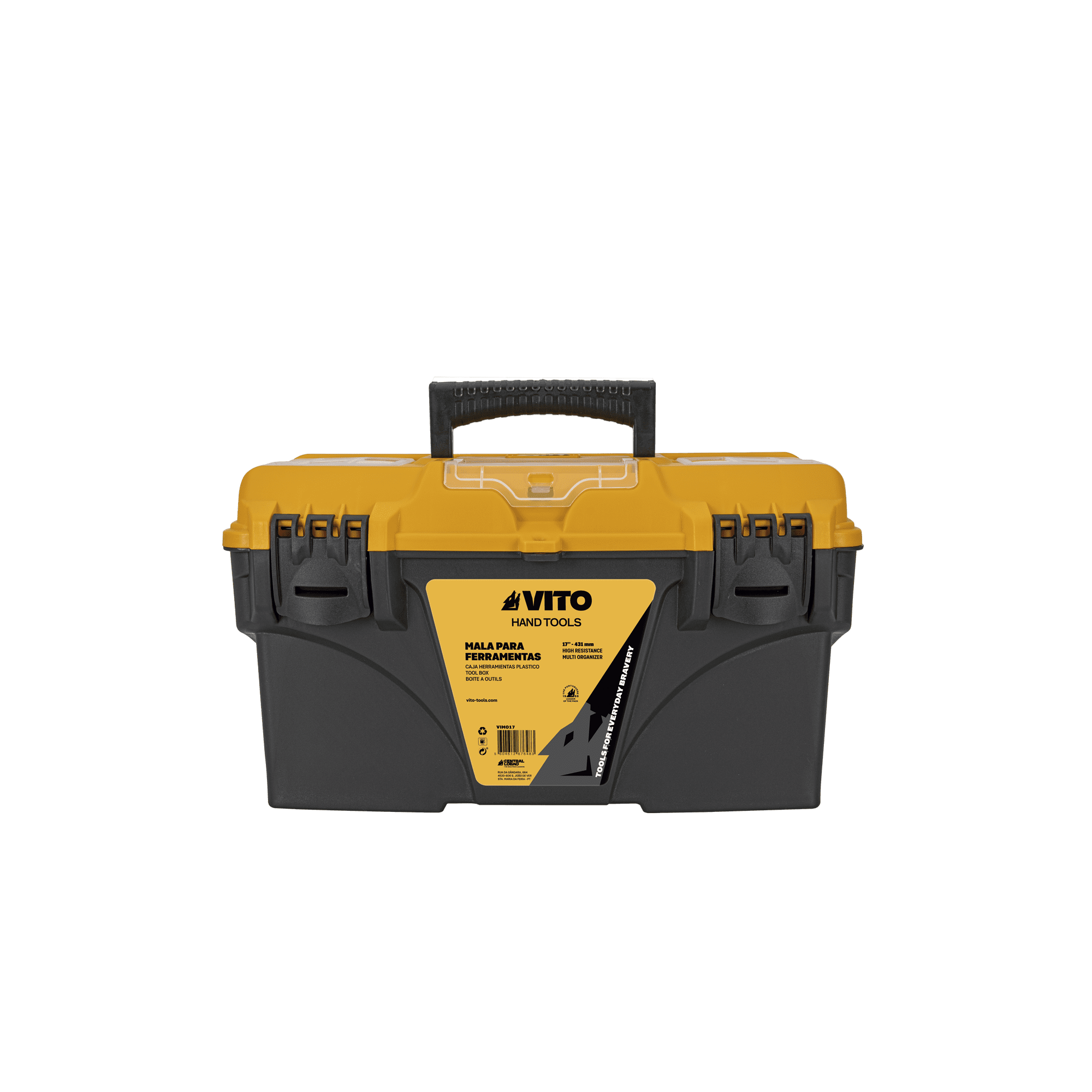 MALA PARA FERRAMENTAS COM ORGANIZADOR 17"- 431MM