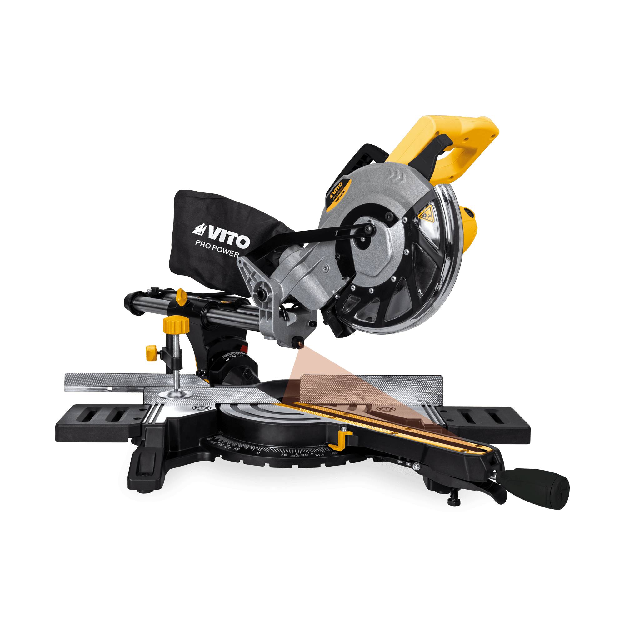 SERRA MEIA ESQUADRIA TELESCÓPICA 1500 W - 210 MM