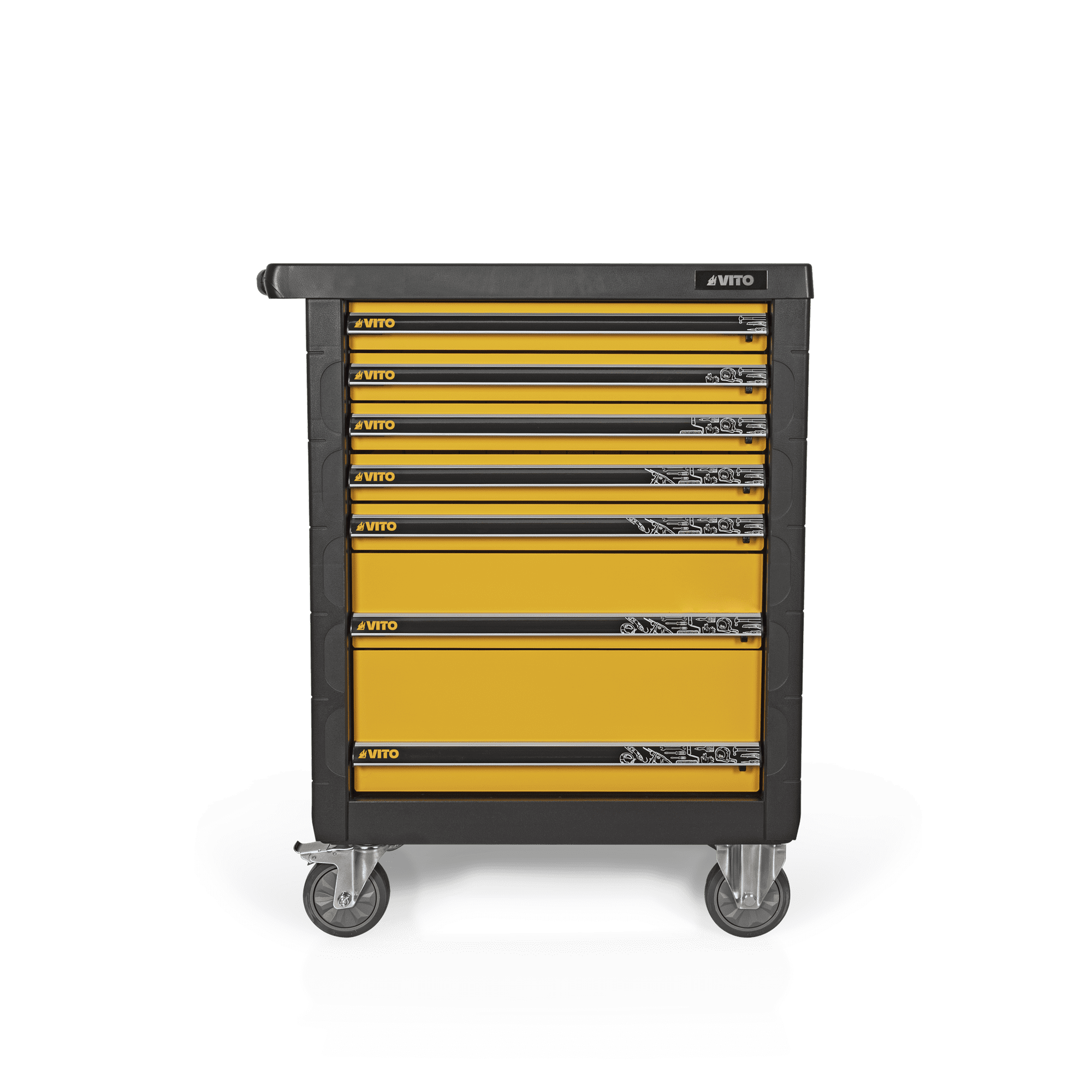 CARRO PARA FERRAMENTAS COM 7 GAVETAS